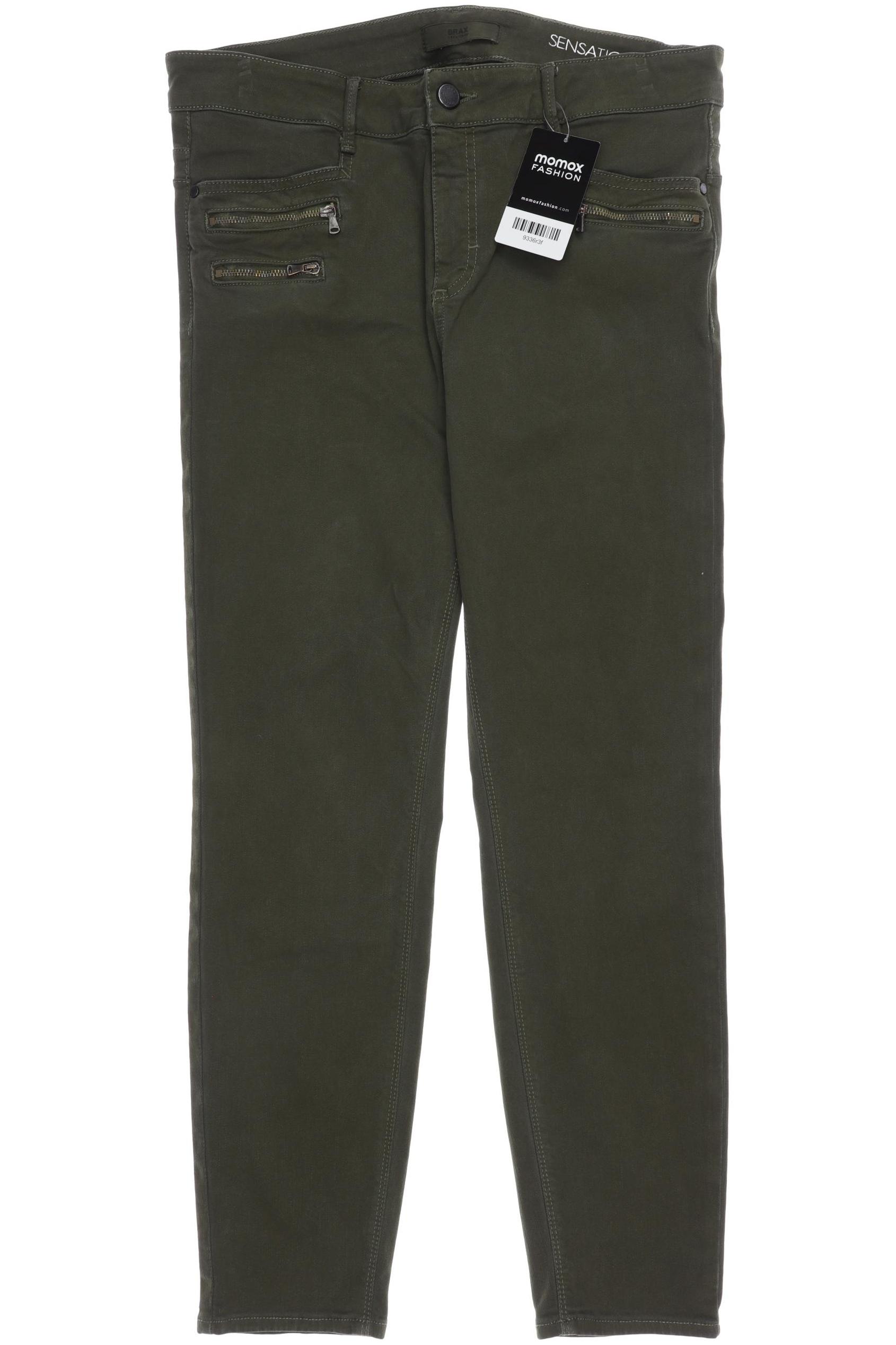 

Brax Damen Jeans, grün, Gr. 42