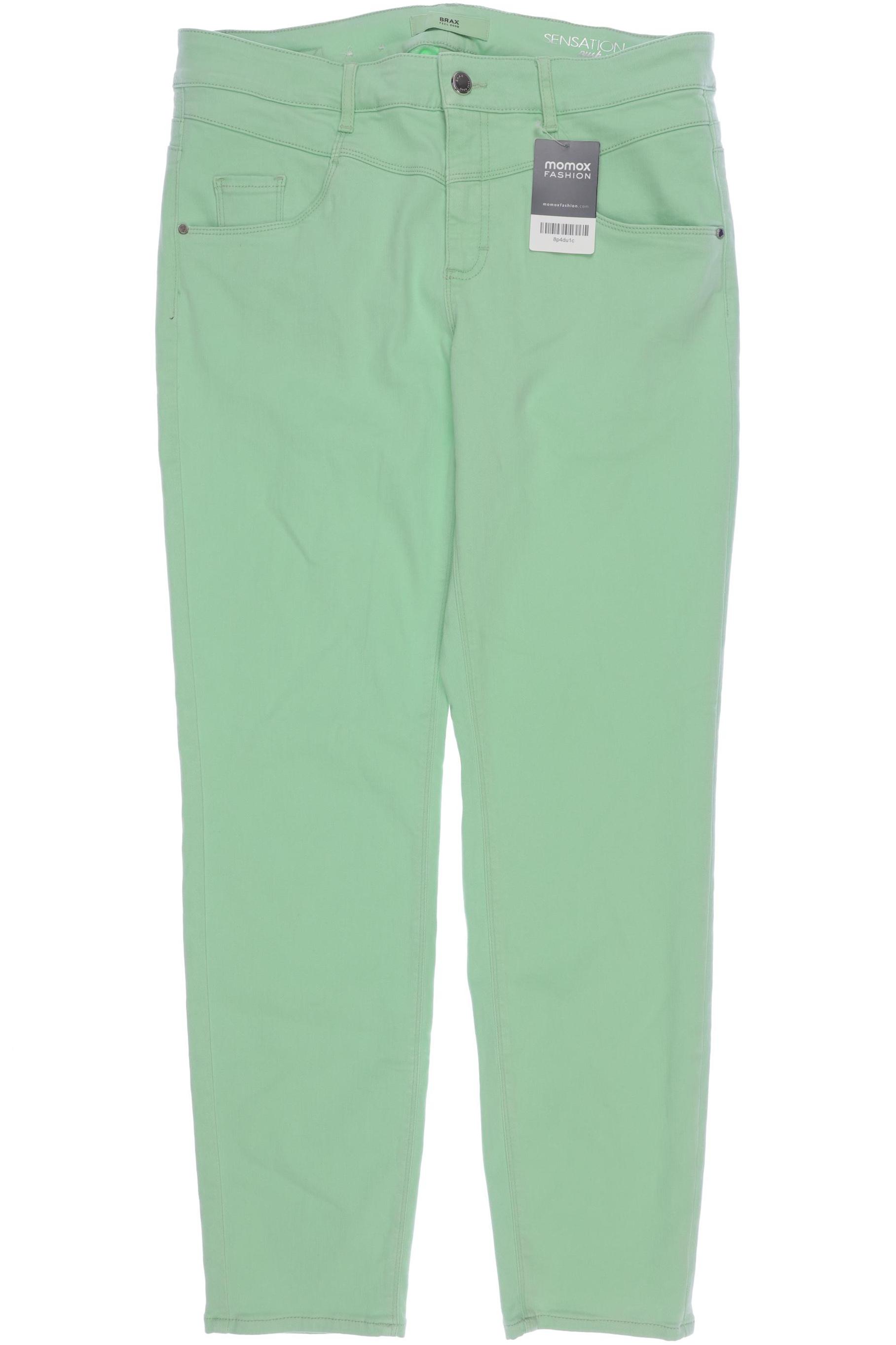 

Brax Damen Jeans, grün, Gr. 34