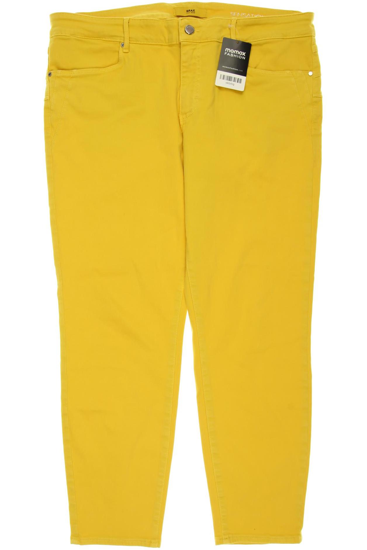 

Brax Damen Jeans, gelb, Gr. 46