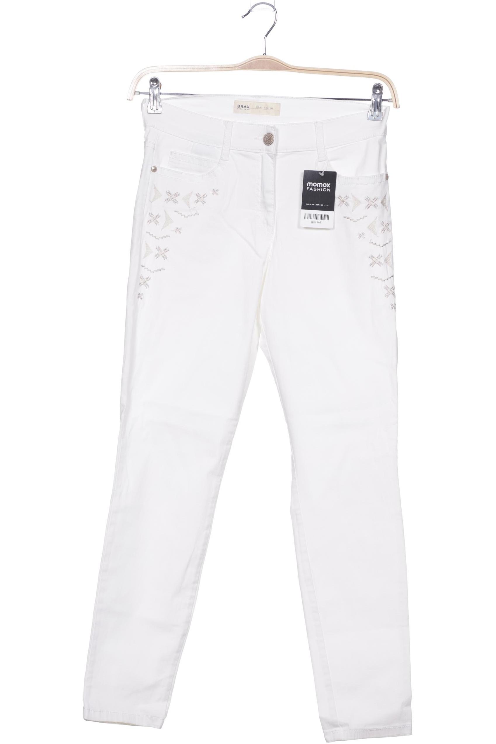 

Brax Damen Jeans, weiß, Gr. 36