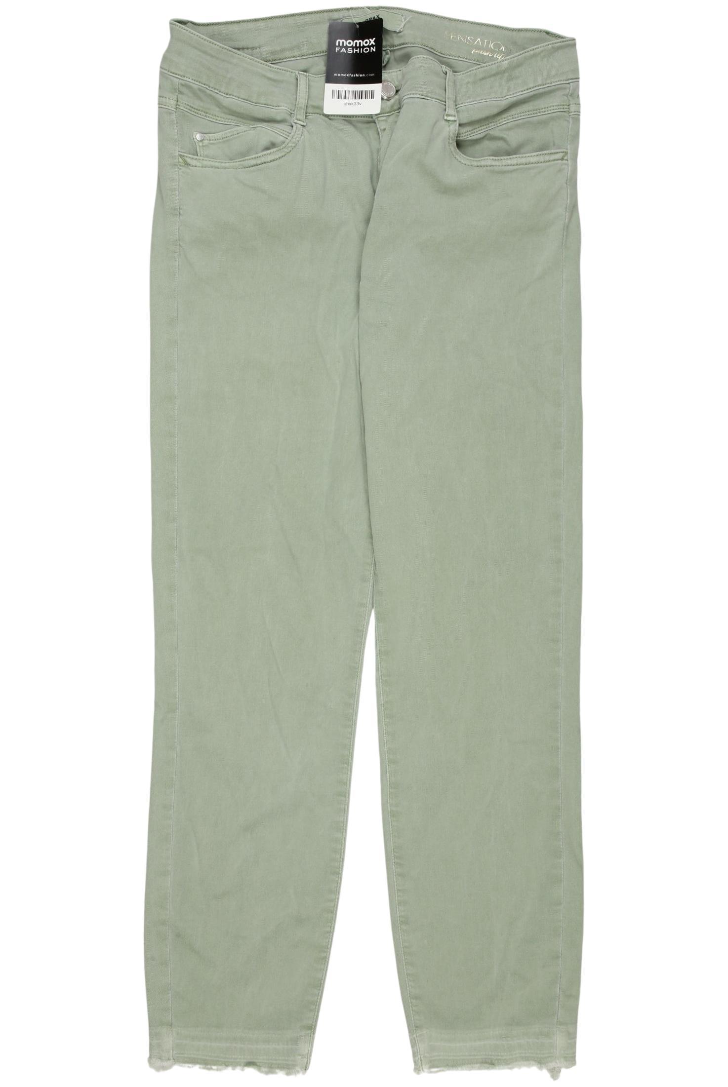 

Brax Damen Jeans, hellgrün, Gr. 40