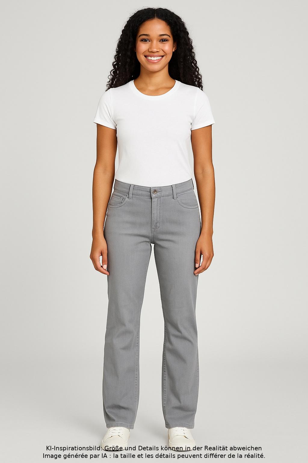 

Brax Damen Jeans, grau, Gr. 31