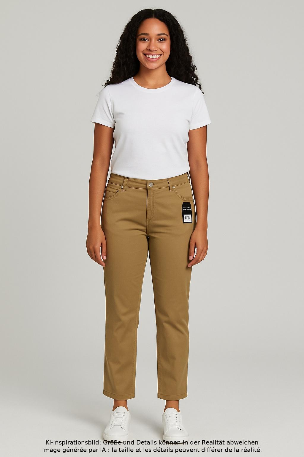 

Brax Damen Jeans, beige, Gr. 42