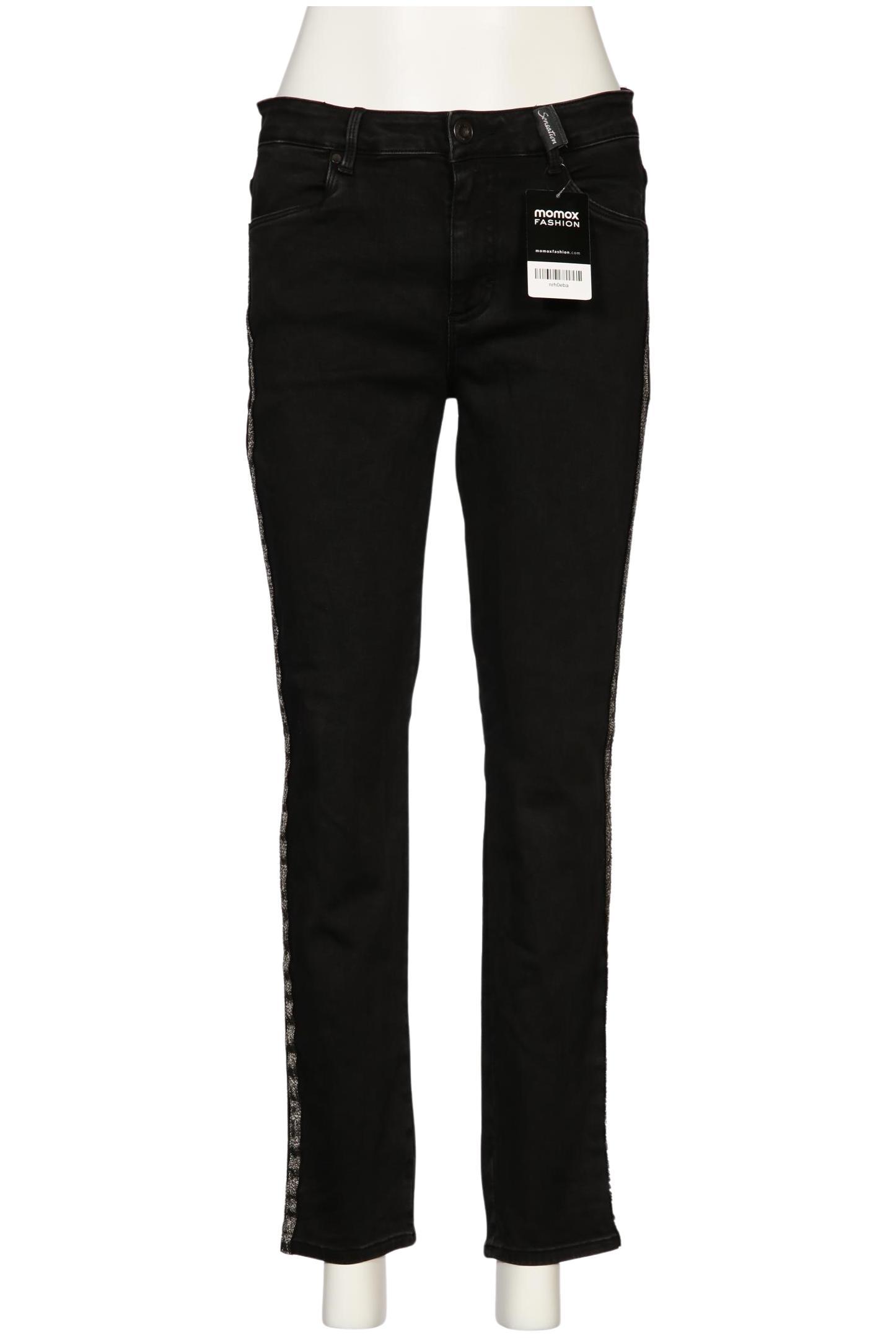 

Brax Damen Jeans, schwarz, Gr. 38