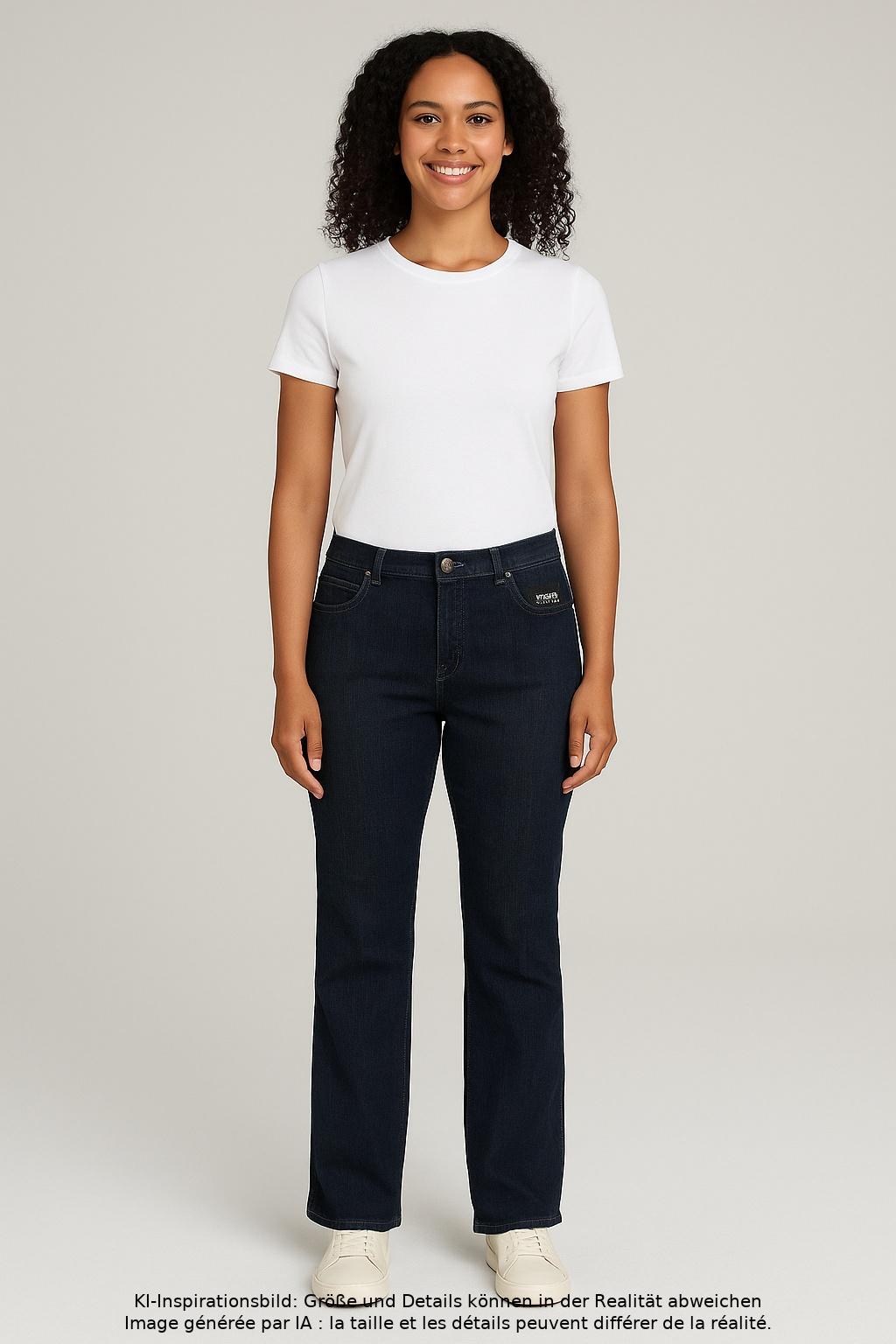 

Brax Damen Jeans, marineblau, Gr. 40