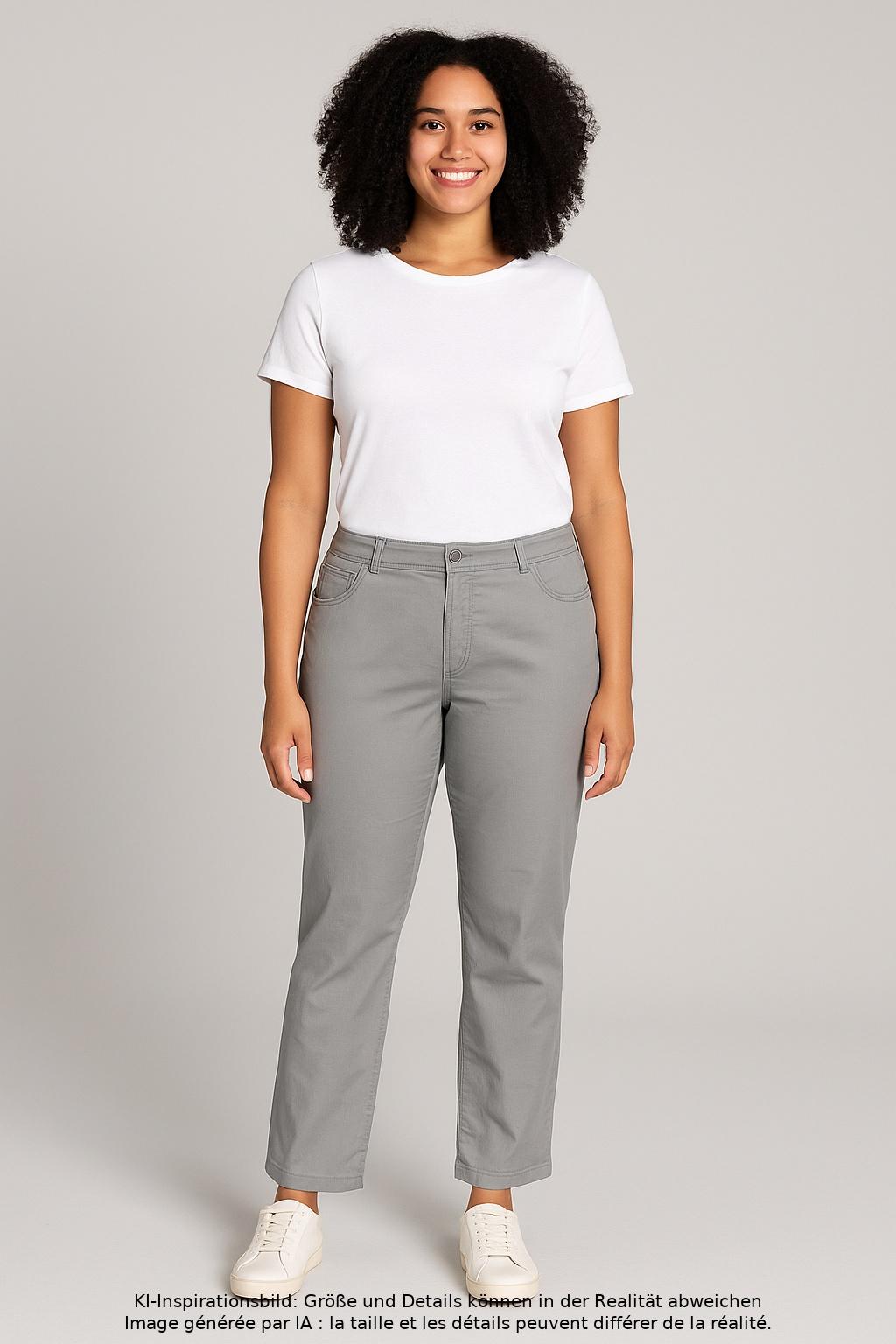 

Brax Damen Jeans, grau, Gr. 46