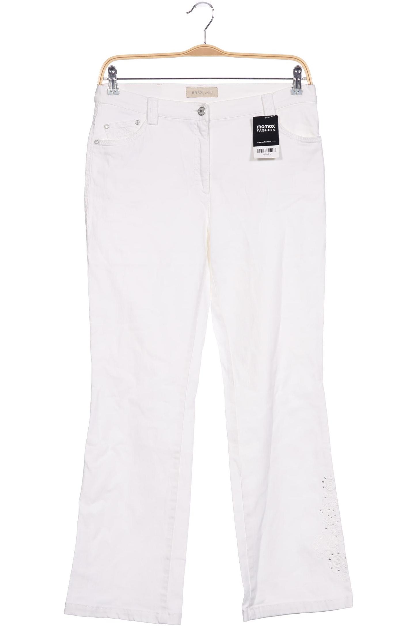 

Brax Damen Jeans, weiß, Gr. 42