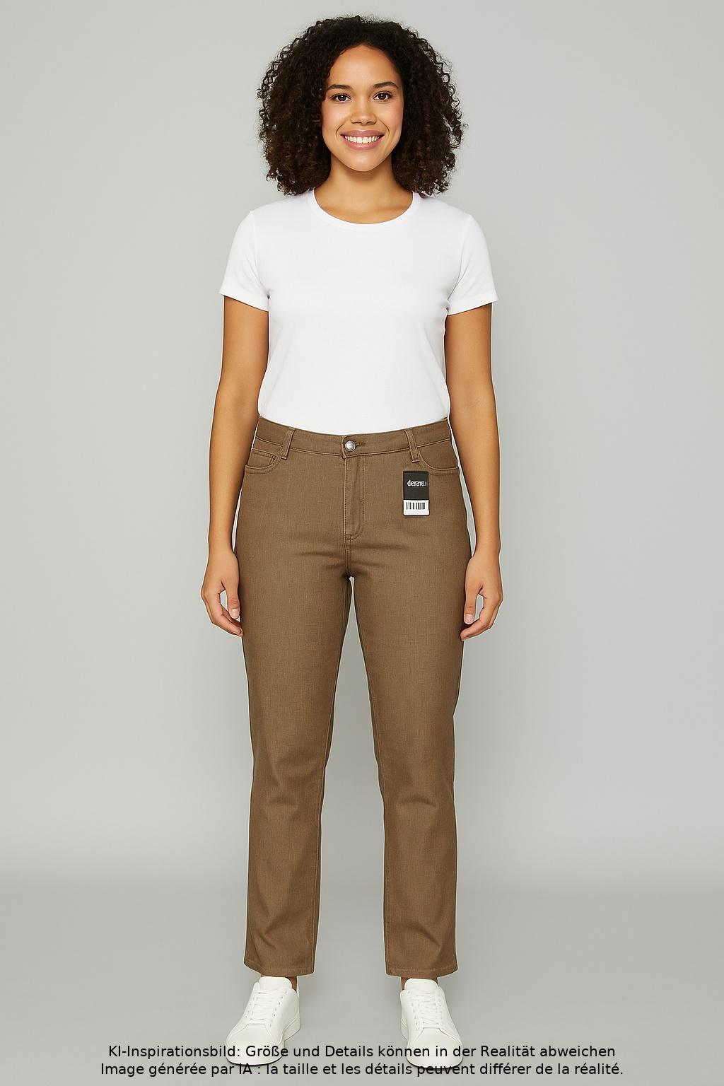 

Brax Damen Jeans, braun, Gr. 42