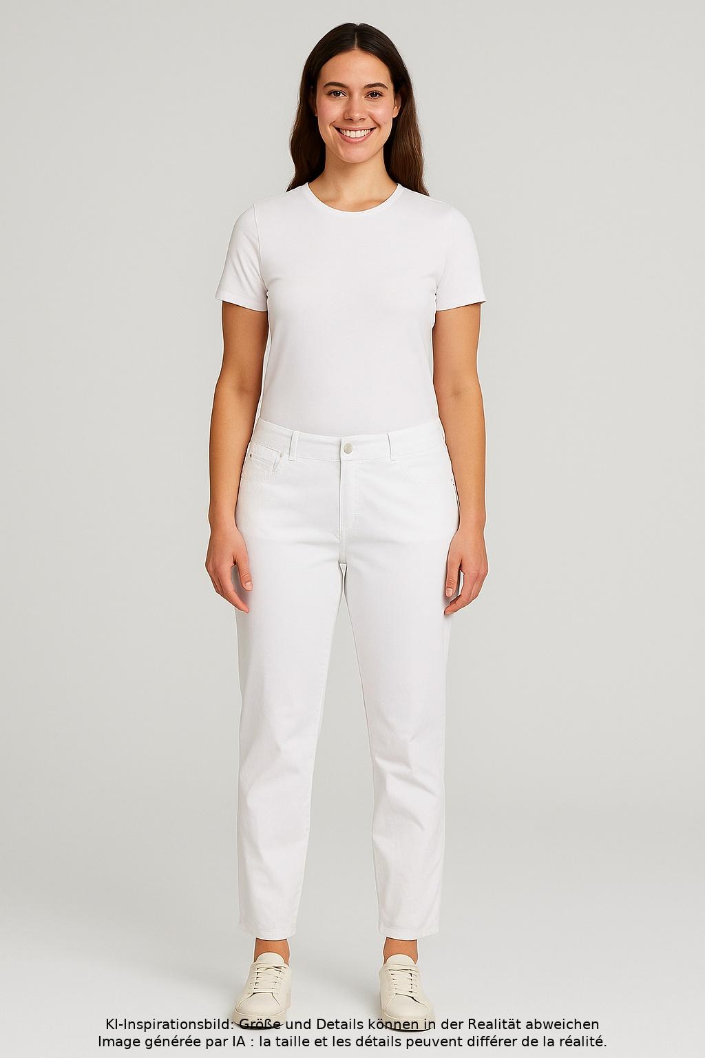 

Brax Damen Jeans, weiß, Gr. 44