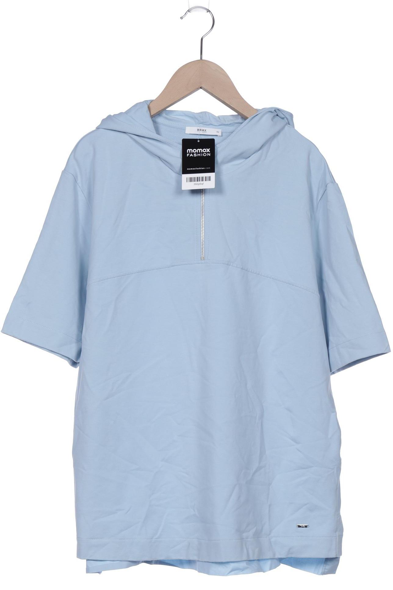 

Brax Damen Kapuzenpullover, blau, Gr. 42
