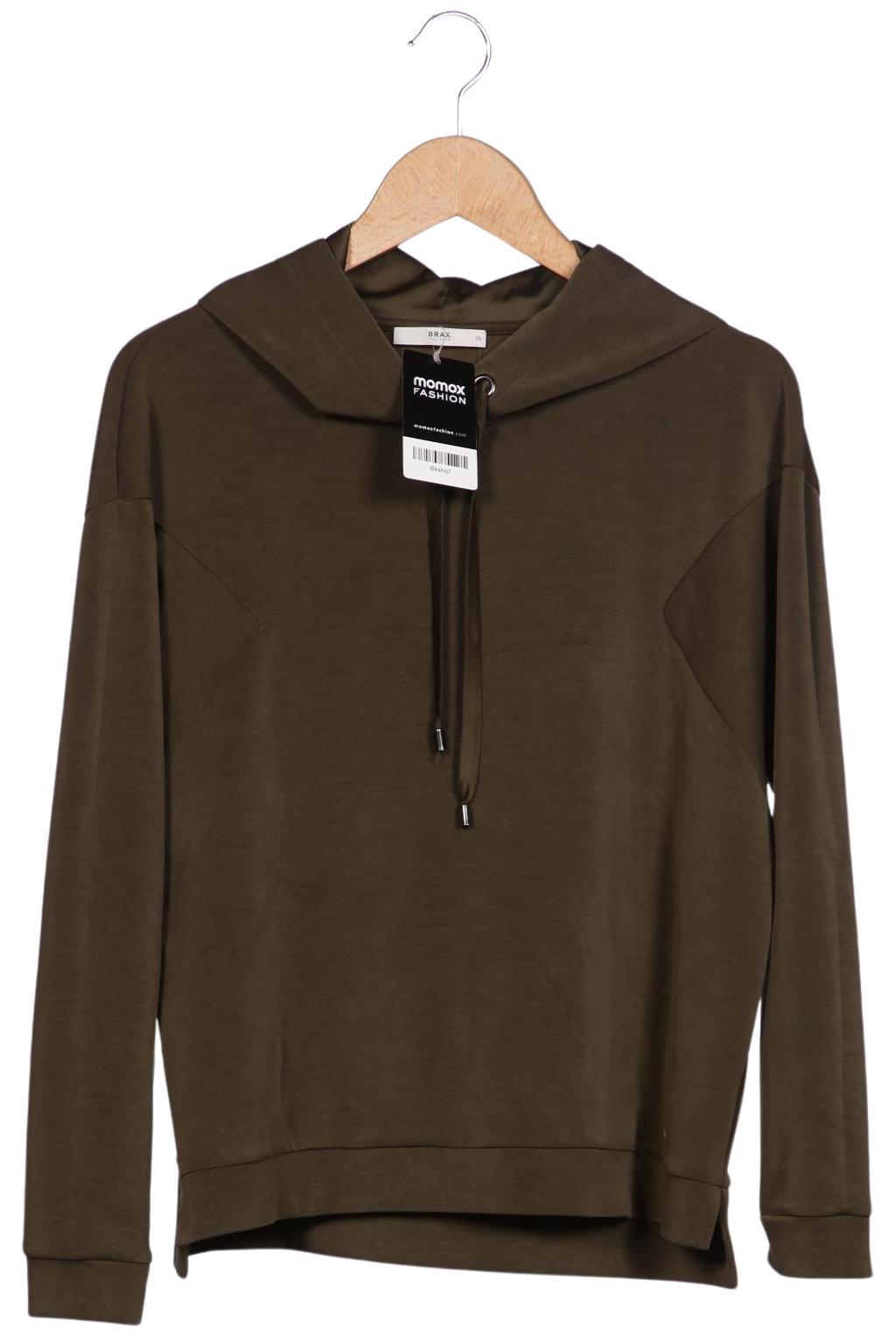 

Brax Damen Kapuzenpullover, grün, Gr. 36