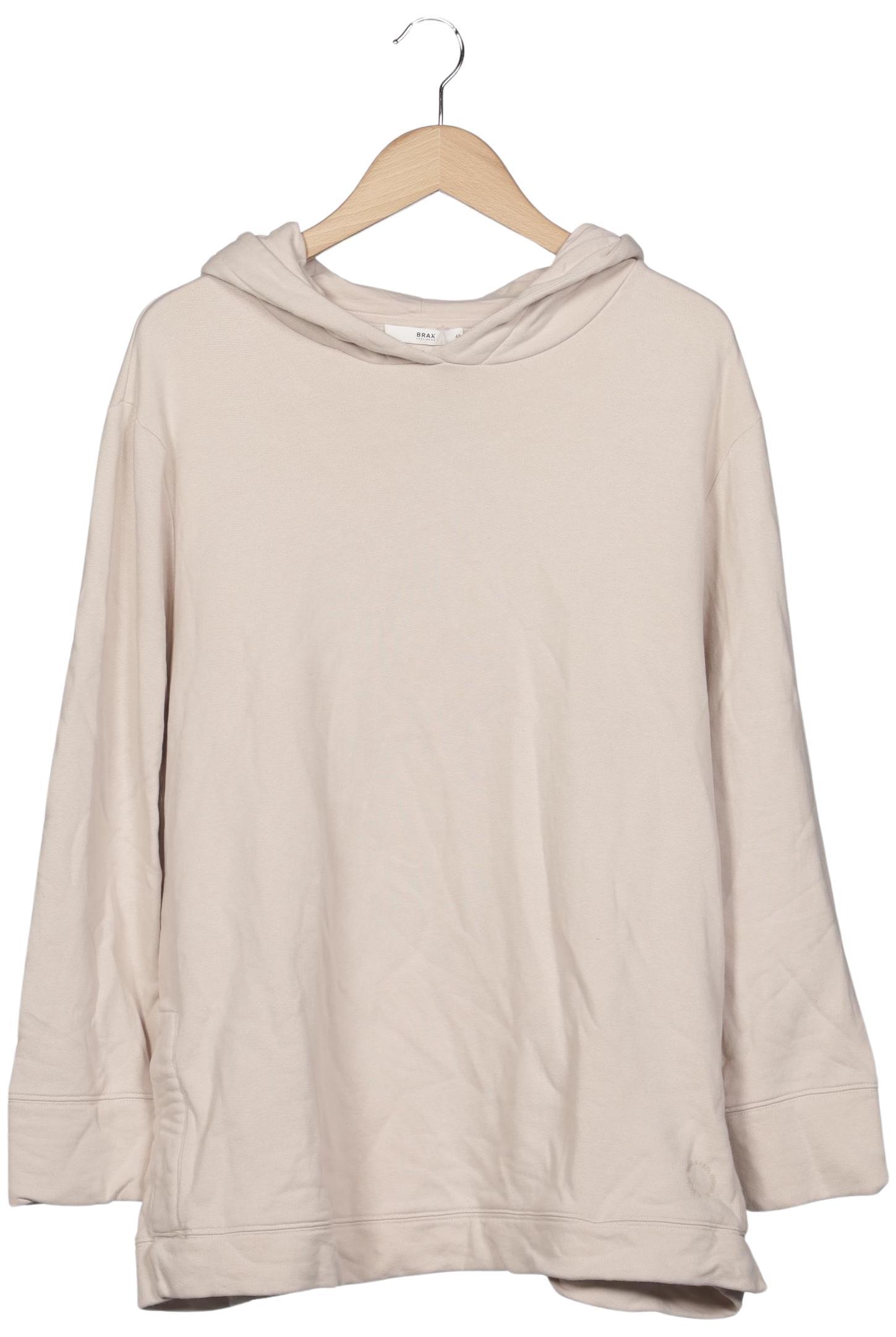 

Brax Damen Kapuzenpullover, beige, Gr. 48