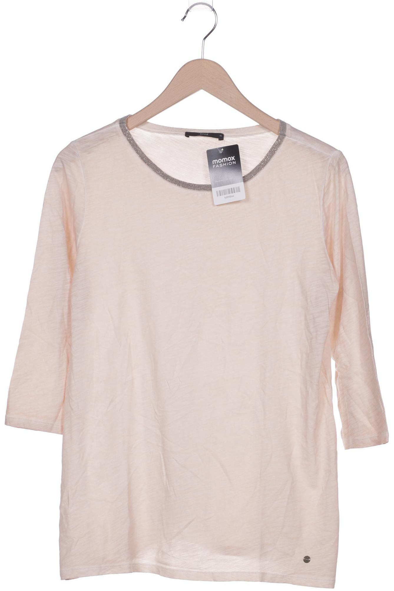 

Brax Damen Langarmshirt, beige, Gr. 42