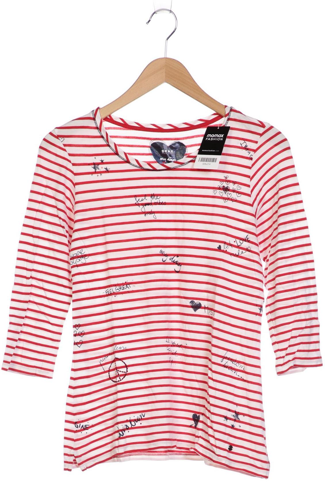 

Brax Damen Langarmshirt, weiß, Gr. 38
