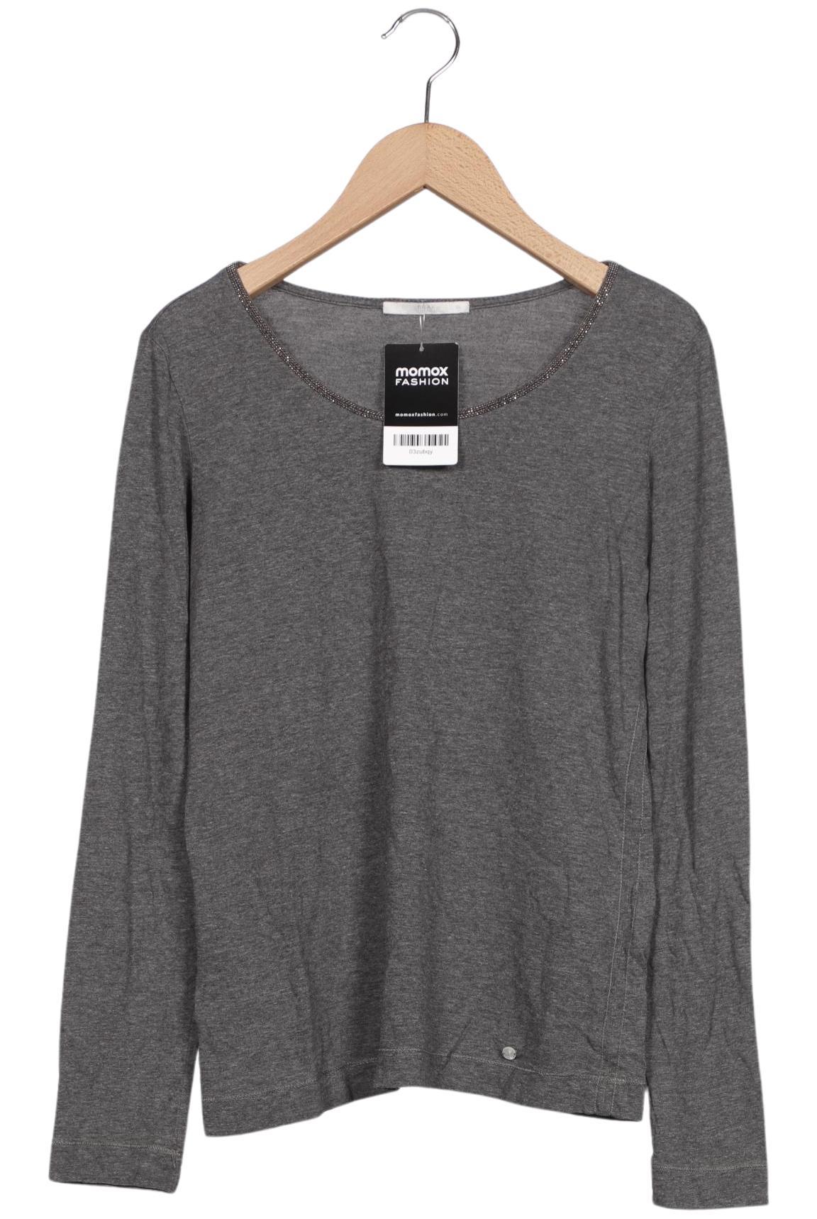 

Brax Damen Langarmshirt, grau, Gr. 36