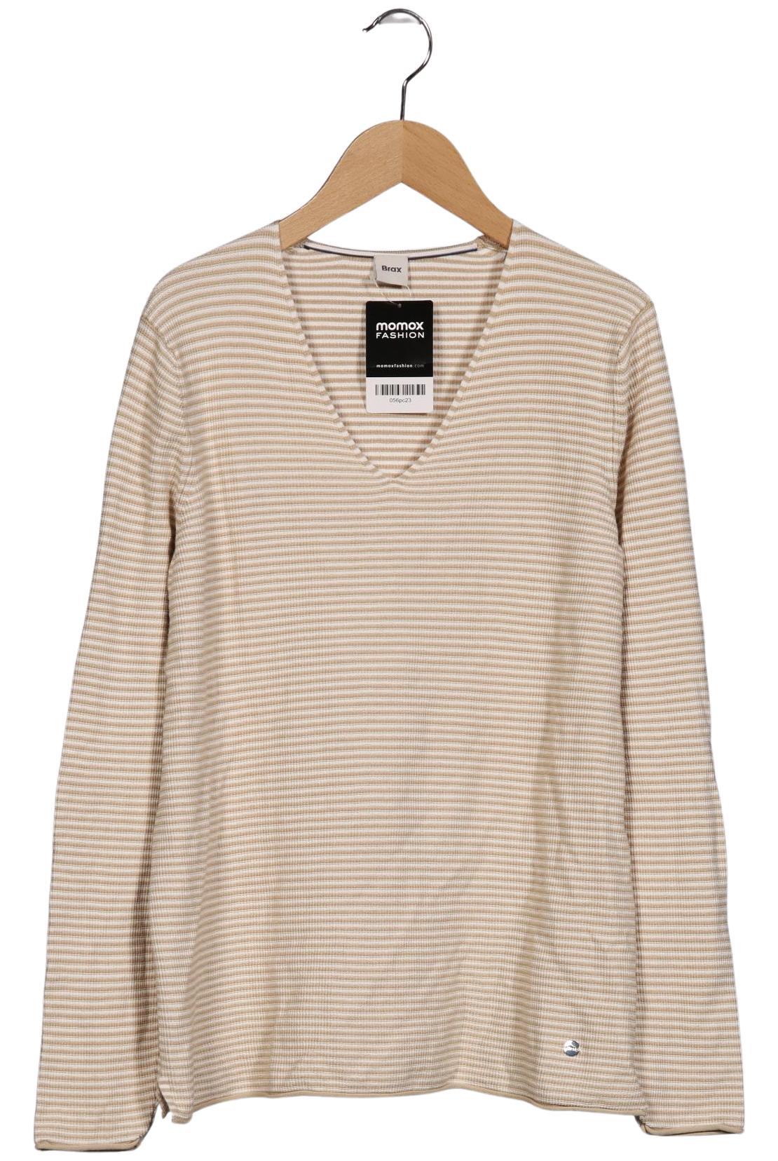 

Brax Damen Langarmshirt, beige, Gr. 38
