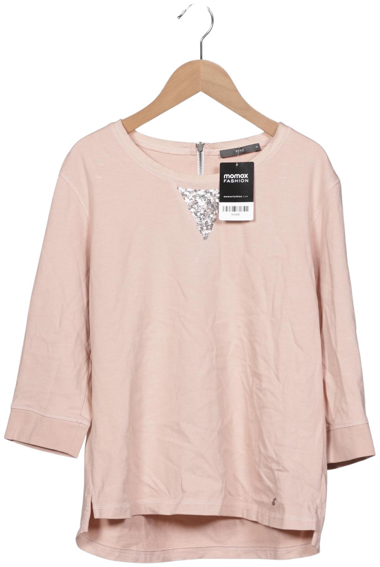 

Brax Damen Langarmshirt, pink, Gr. 40