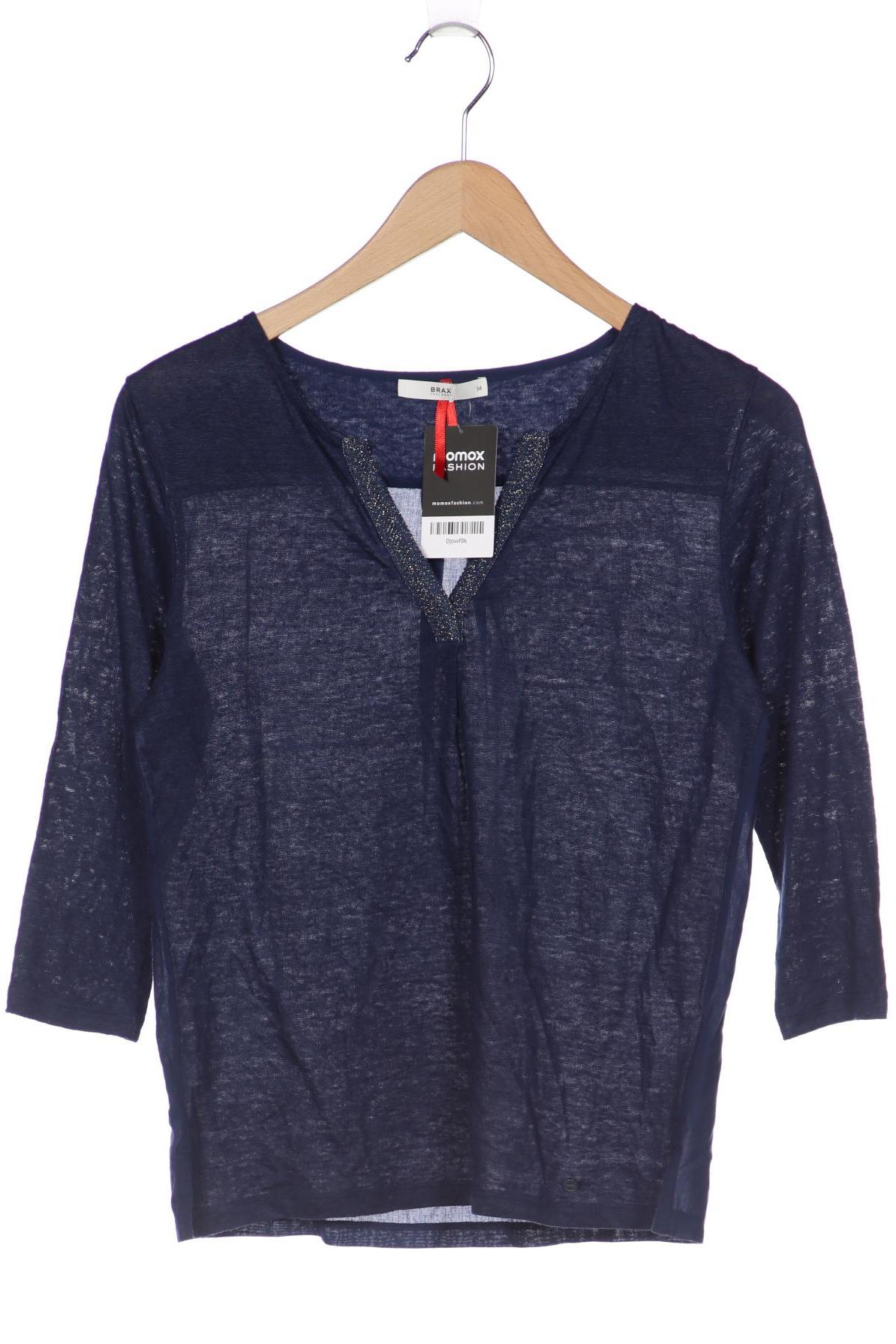 

BRAX Damen Langarmshirt, marineblau