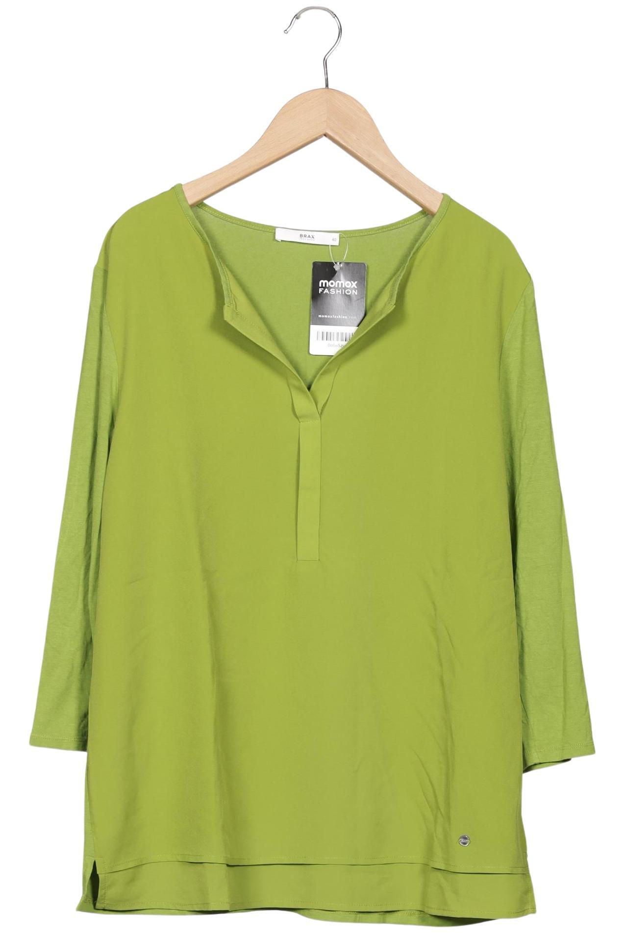 

Brax Damen Langarmshirt, hellgrün, Gr. 40
