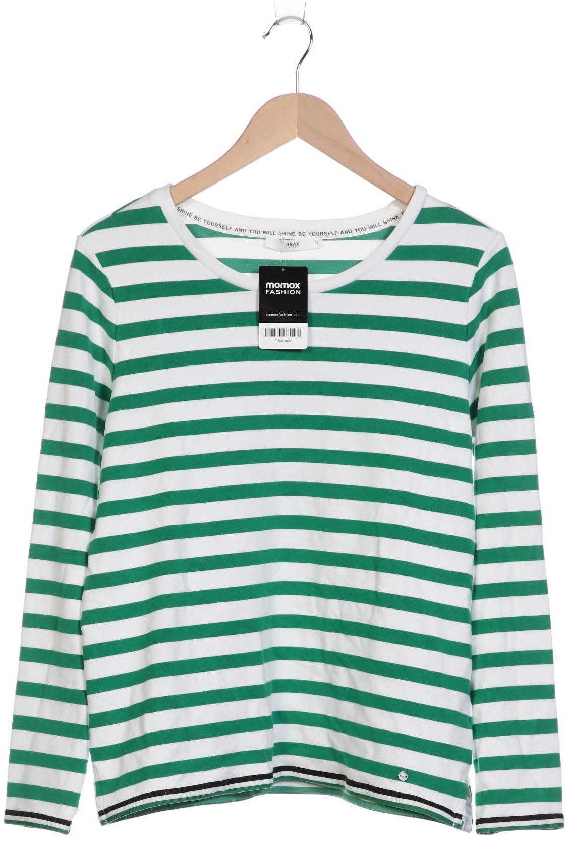 

Brax Damen Langarmshirt, grün, Gr. 42
