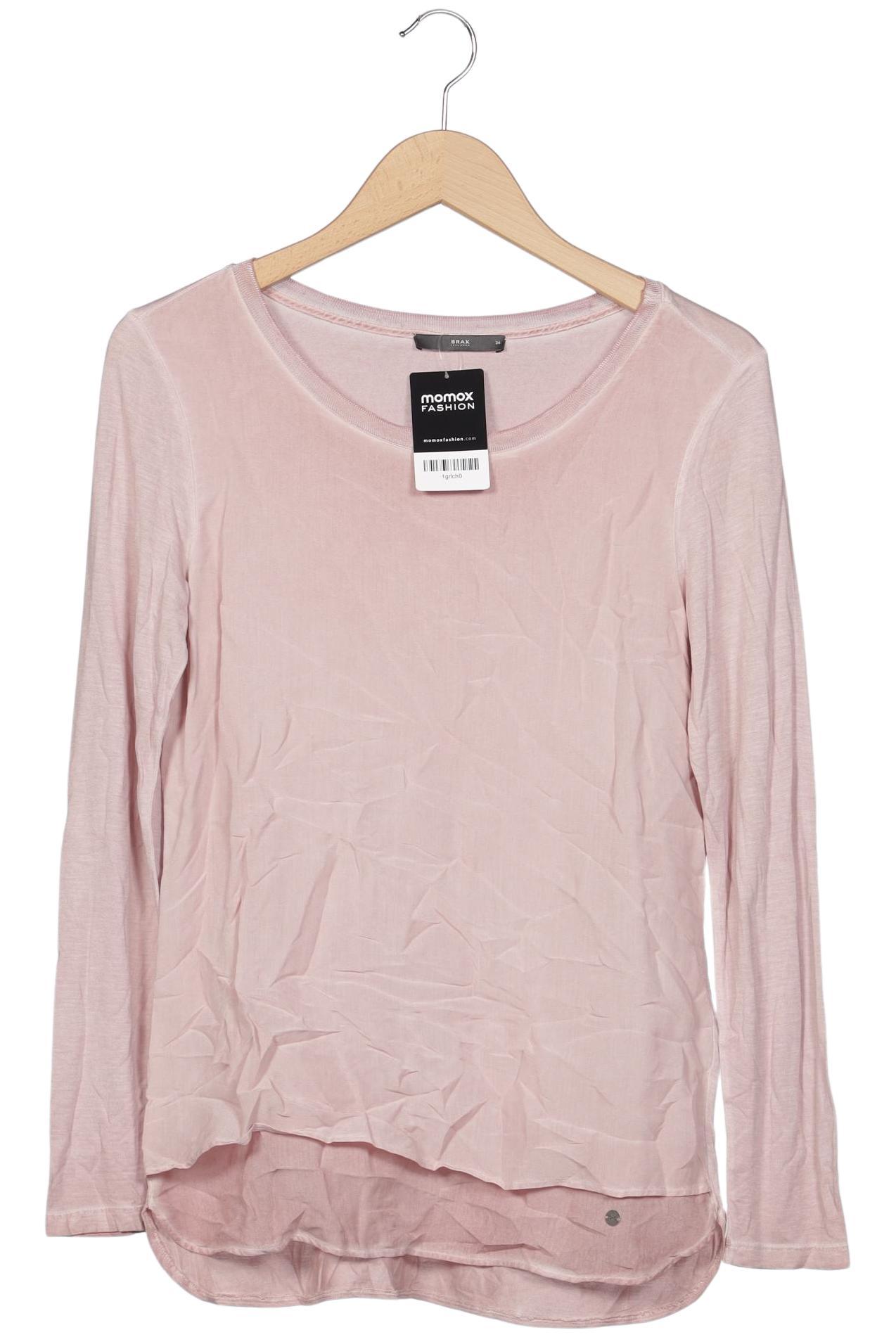 

Brax Damen Langarmshirt, pink, Gr. 34