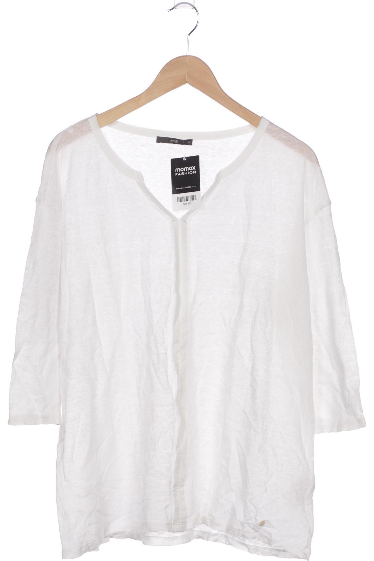 

Brax Damen Langarmshirt, weiß, Gr. 46