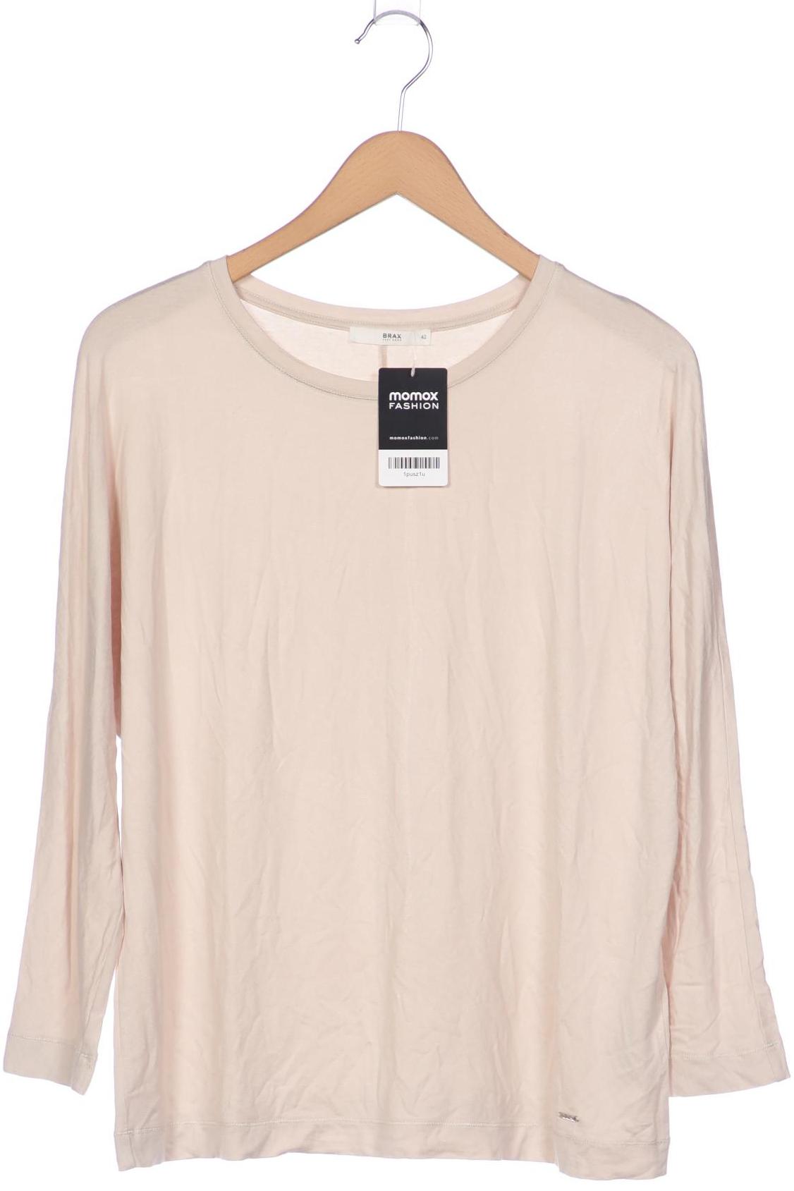 

Brax Damen Langarmshirt, beige, Gr. 42