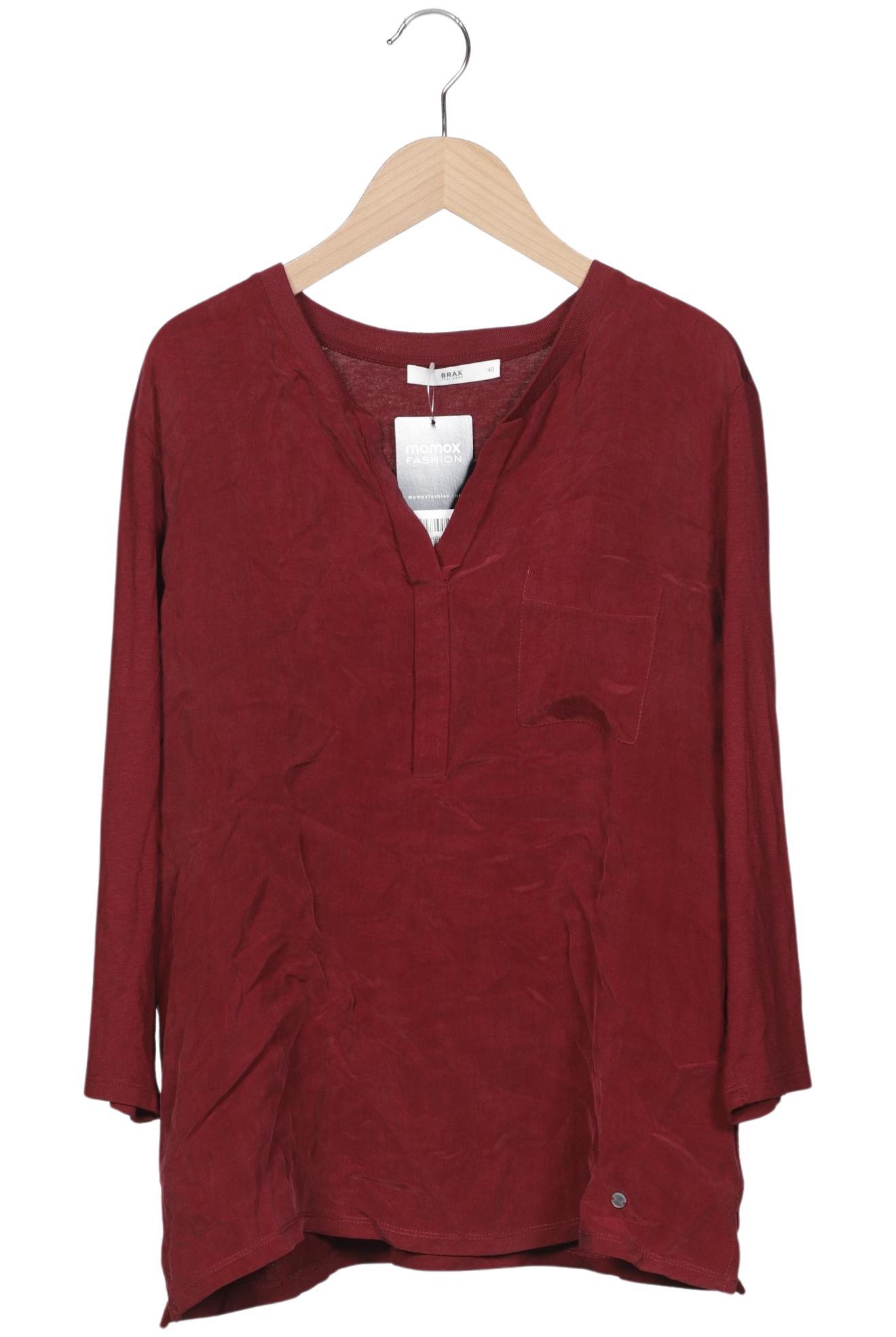 

Brax Damen Langarmshirt, bordeaux, Gr. 40