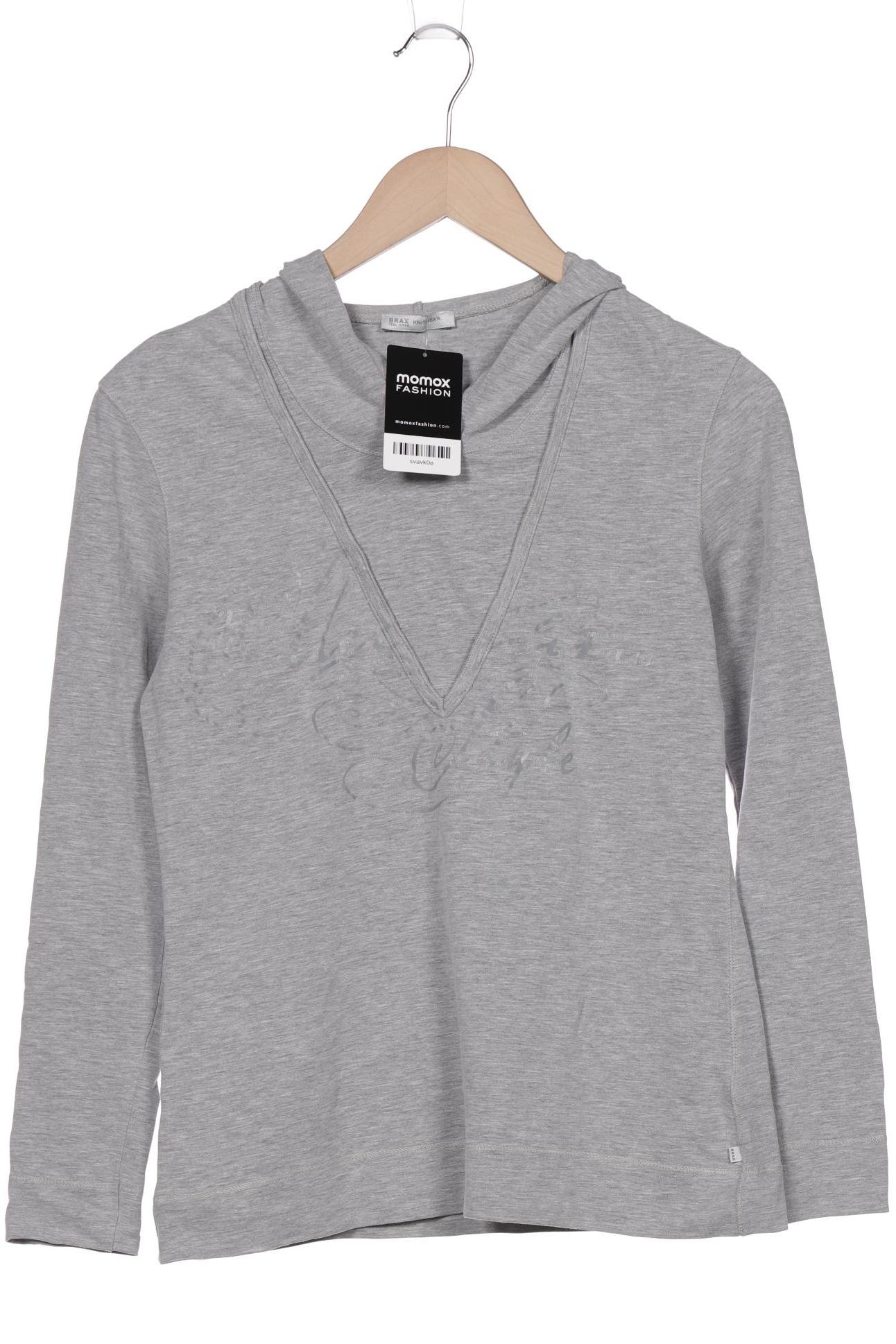 

Brax Damen Langarmshirt, grau, Gr. 38