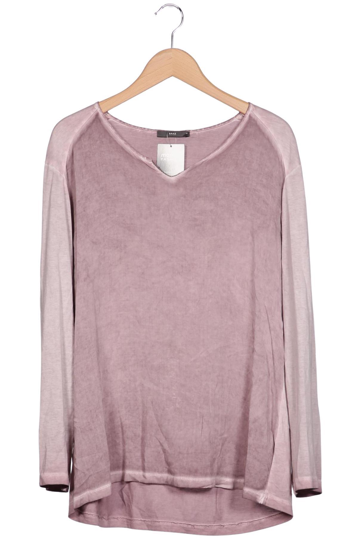 

Brax Damen Langarmshirt, pink, Gr. 42