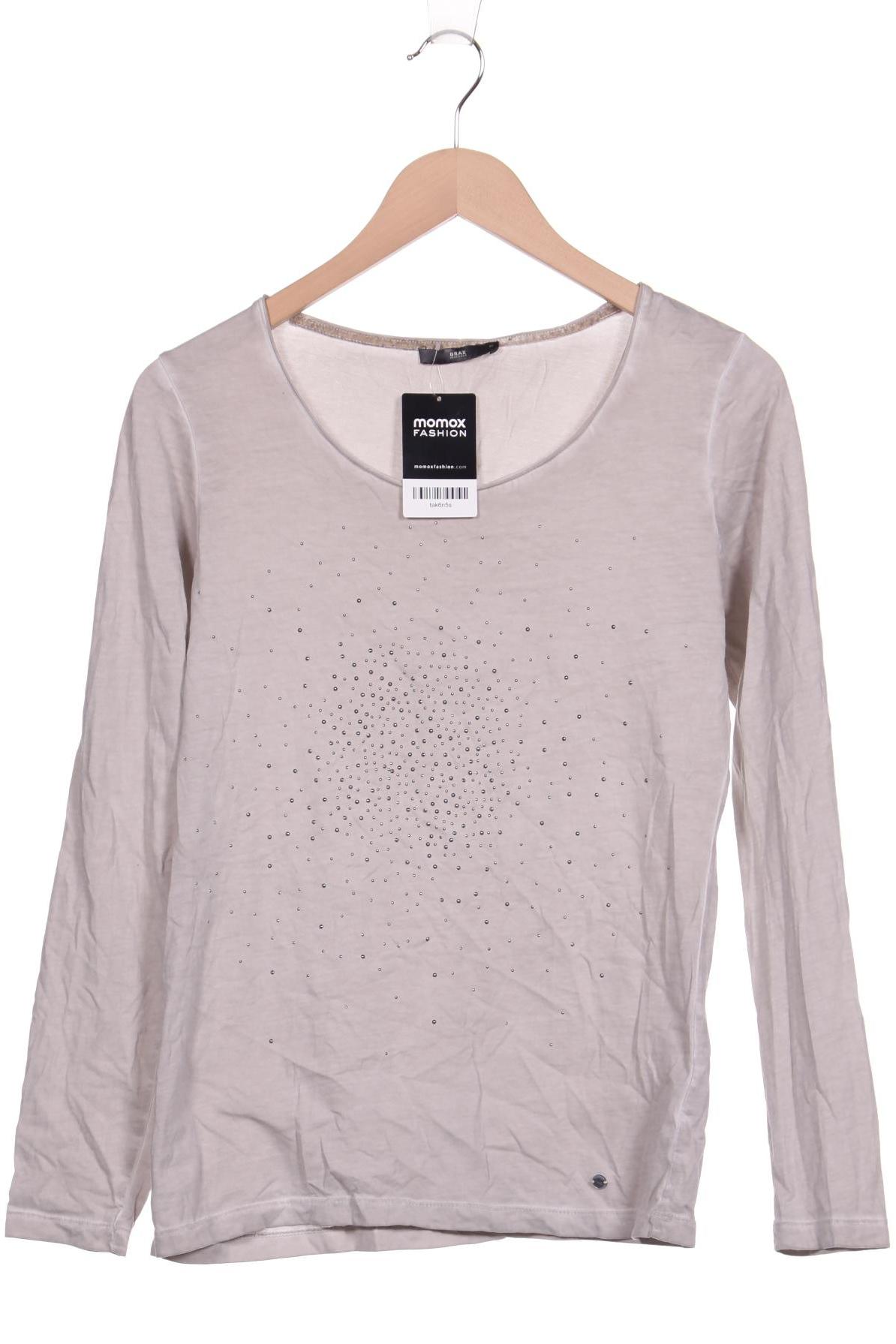 

Brax Damen Langarmshirt, grau, Gr. 36