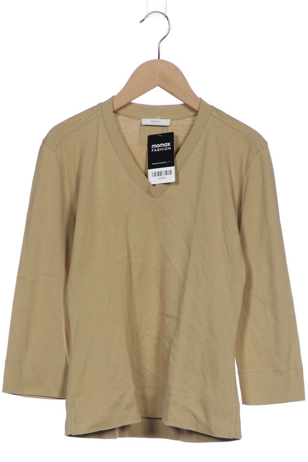 

Brax Damen Langarmshirt, beige, Gr. 38