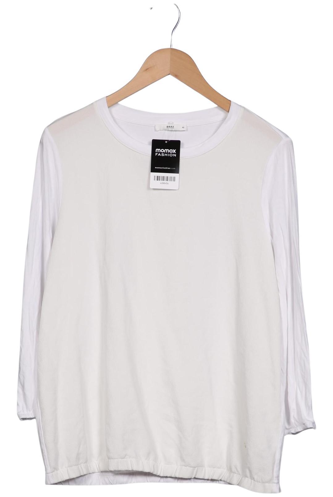 

Brax Damen Langarmshirt, weiß, Gr. 40