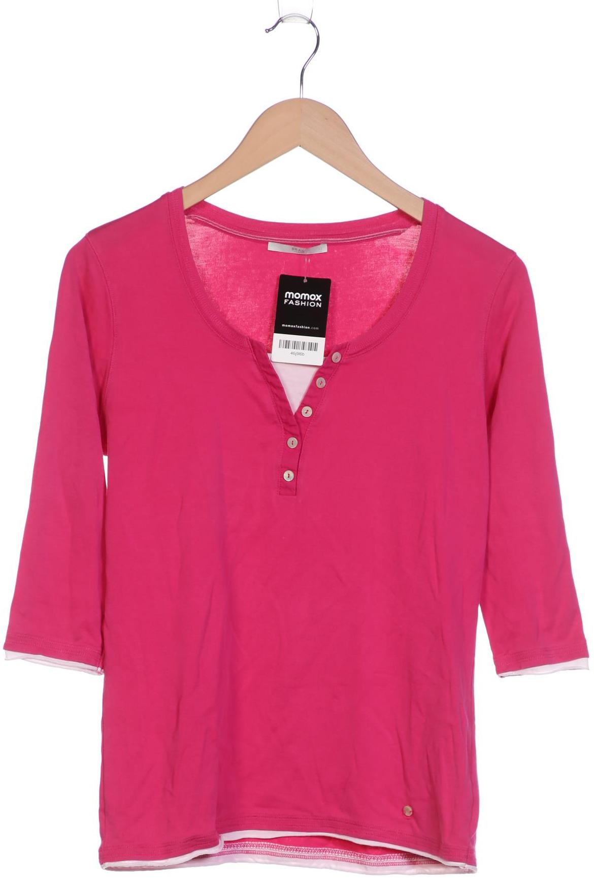 

Brax Damen Langarmshirt, pink, Gr. 42