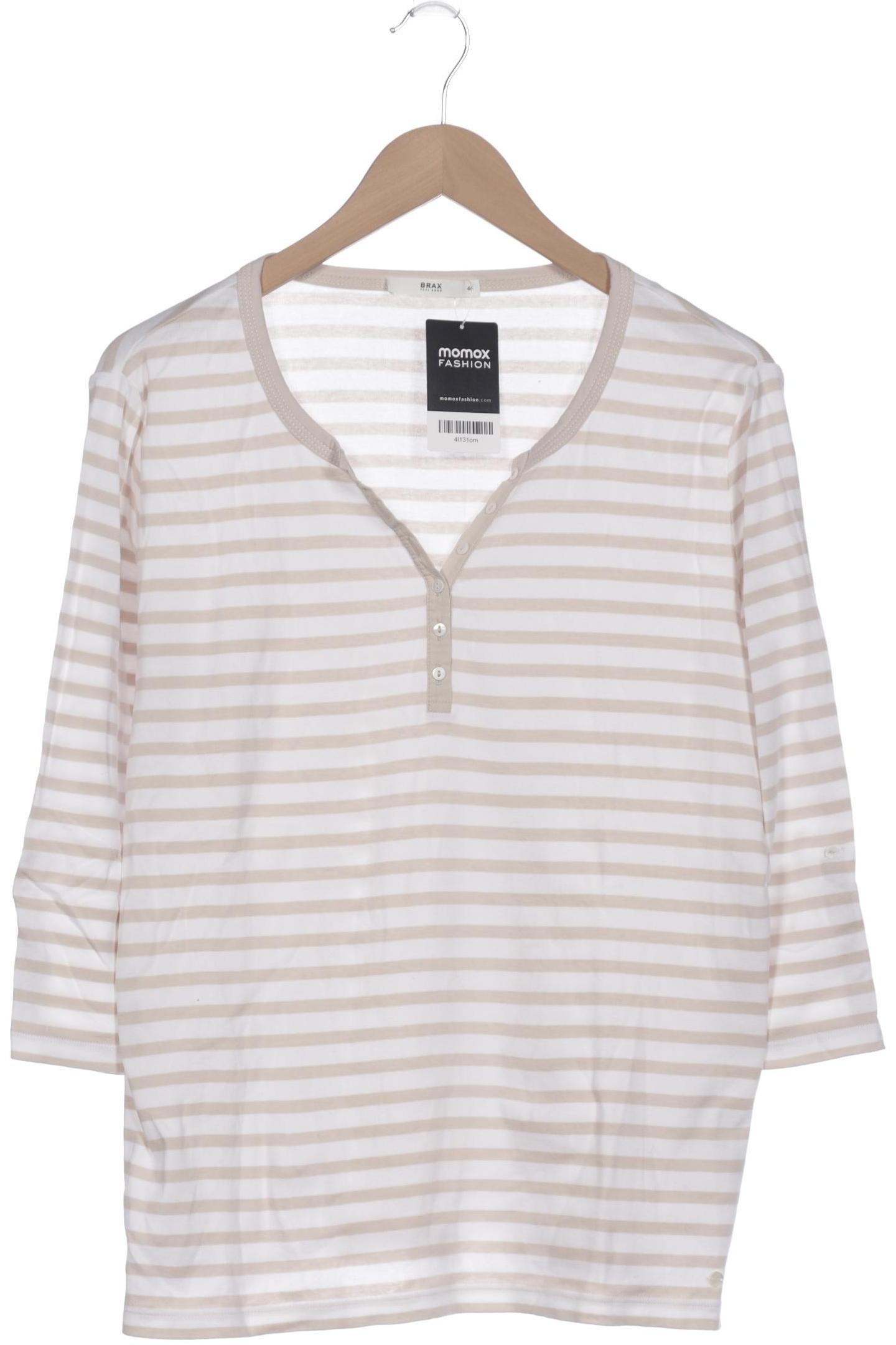

Brax Damen Langarmshirt, weiß, Gr. 46