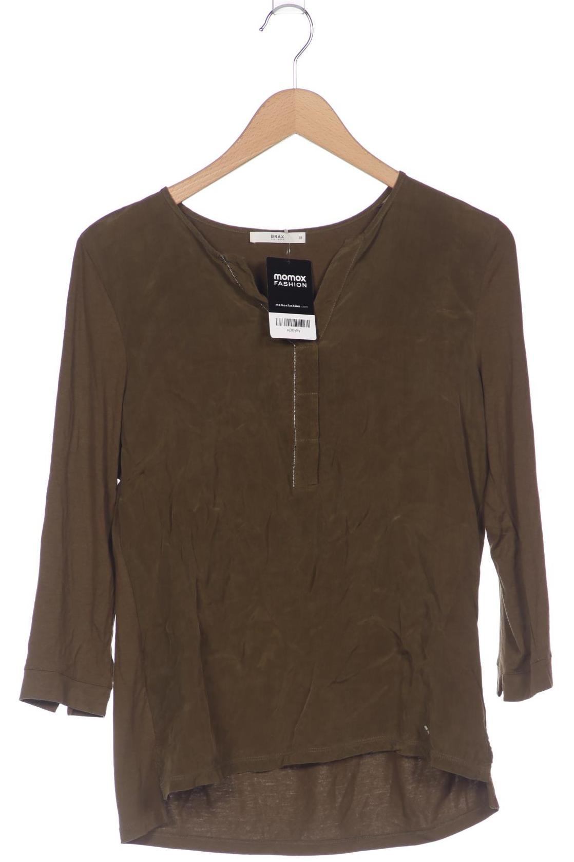 

Brax Damen Langarmshirt, grün, Gr. 38