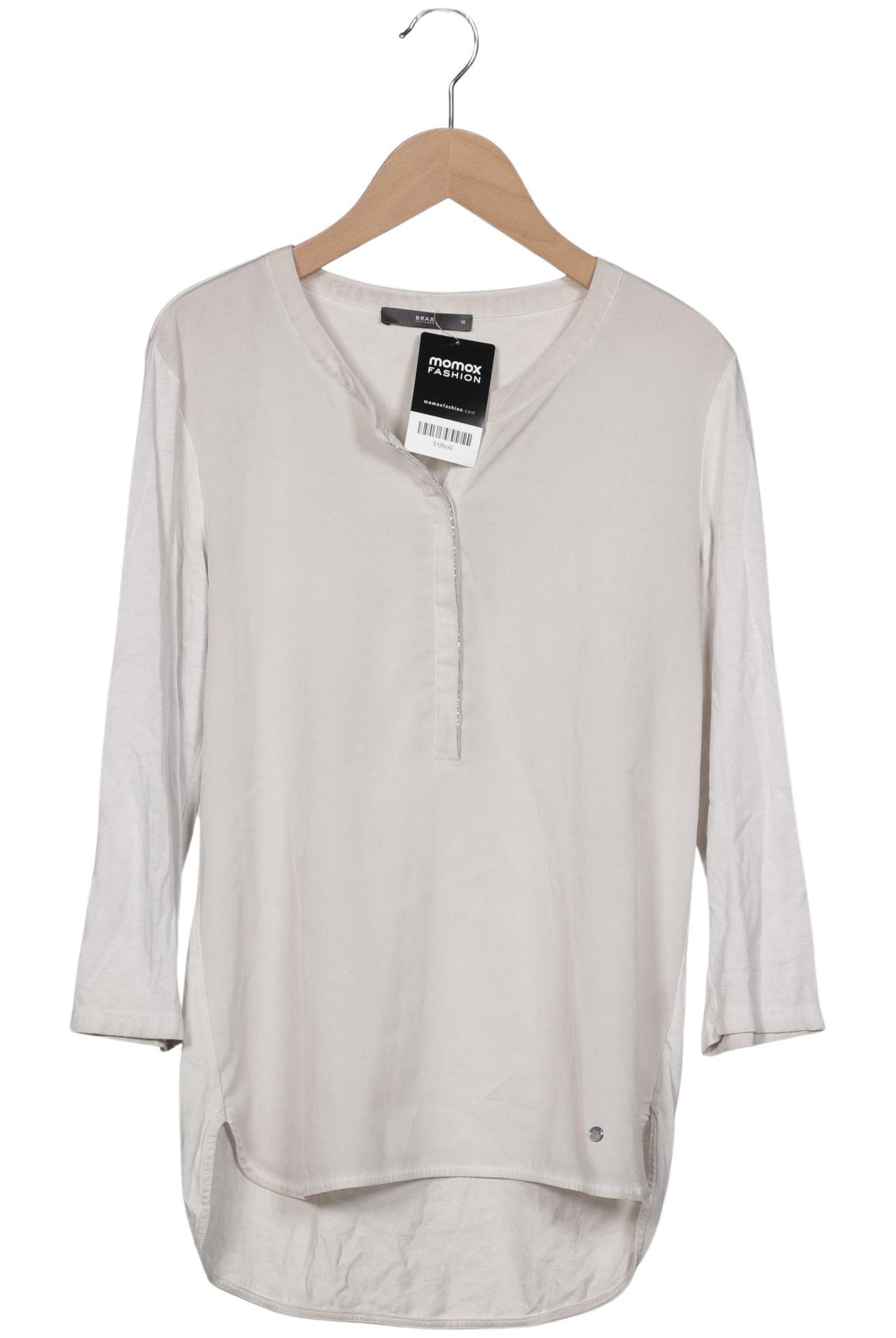 

Brax Damen Langarmshirt, beige, Gr. 36