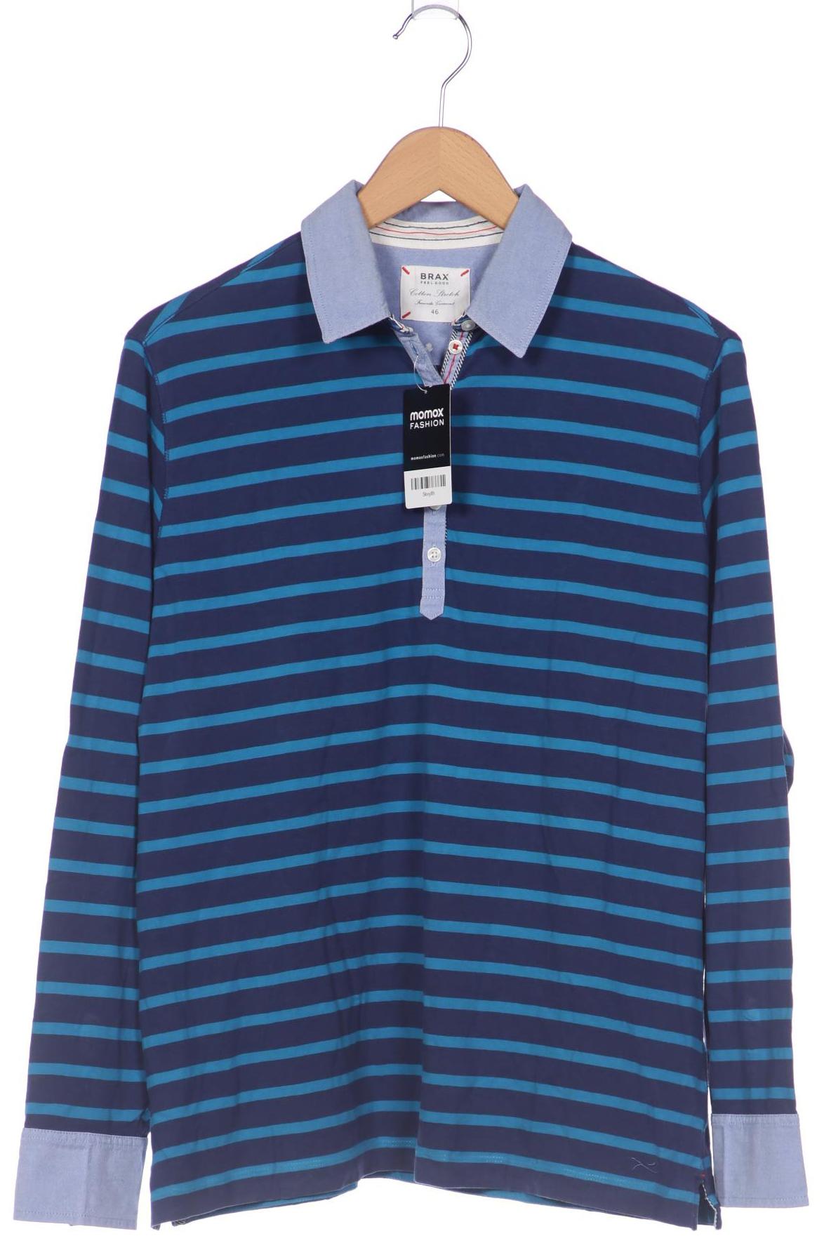 

Brax Damen Langarmshirt, blau, Gr. 46