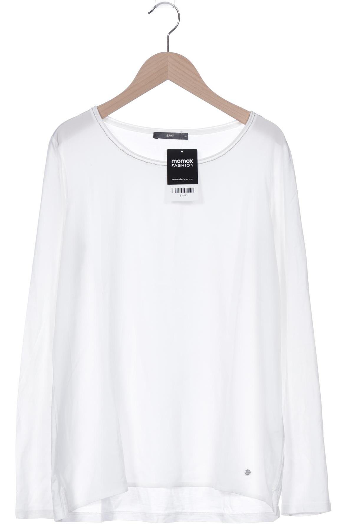 

Brax Damen Langarmshirt, weiß, Gr. 40