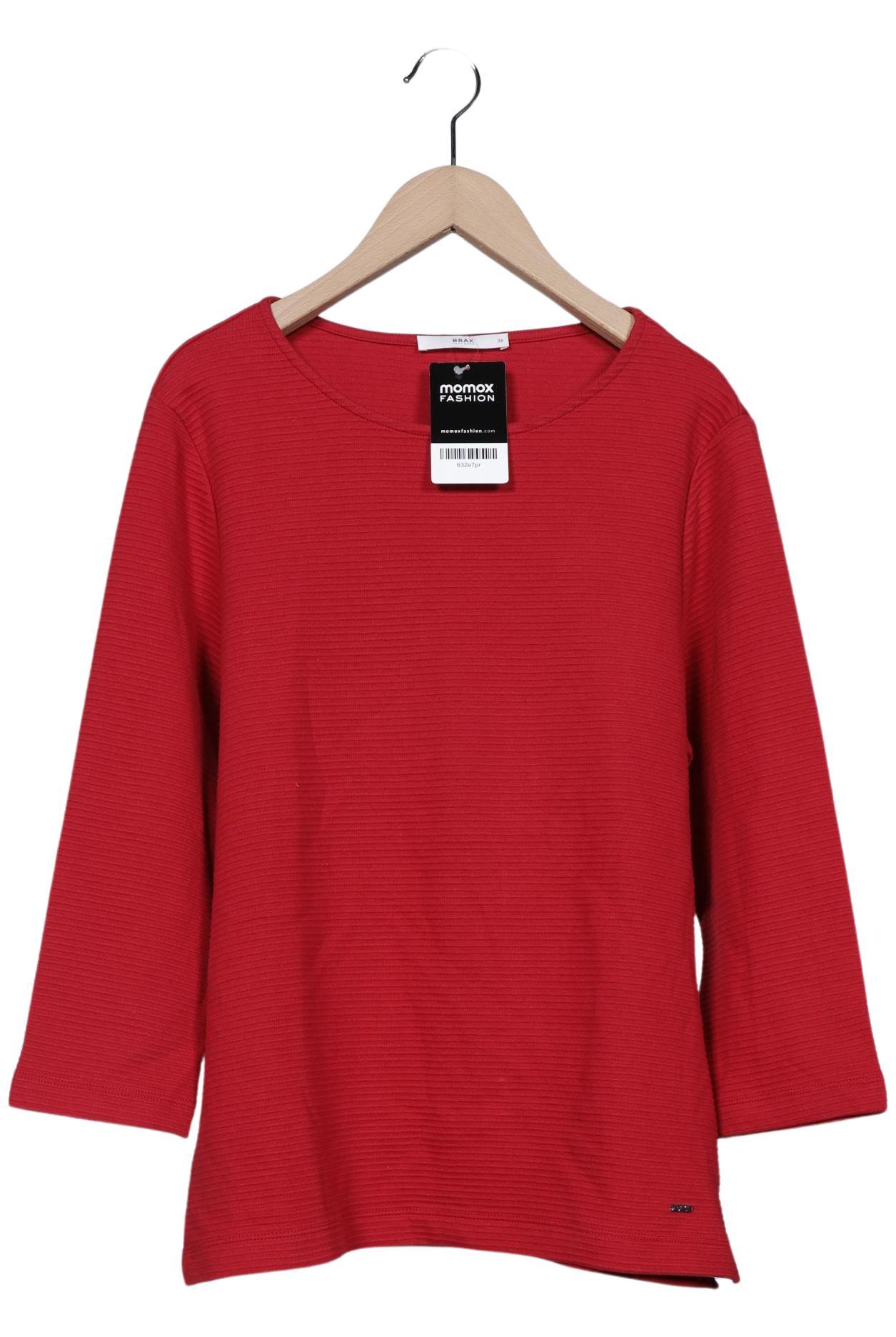

Brax Damen Langarmshirt, rot, Gr. 38