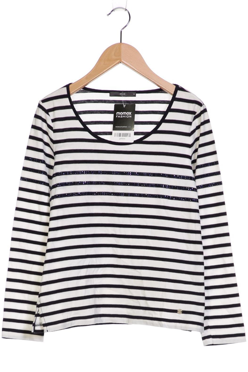 

Brax Damen Langarmshirt, weiß, Gr. 36