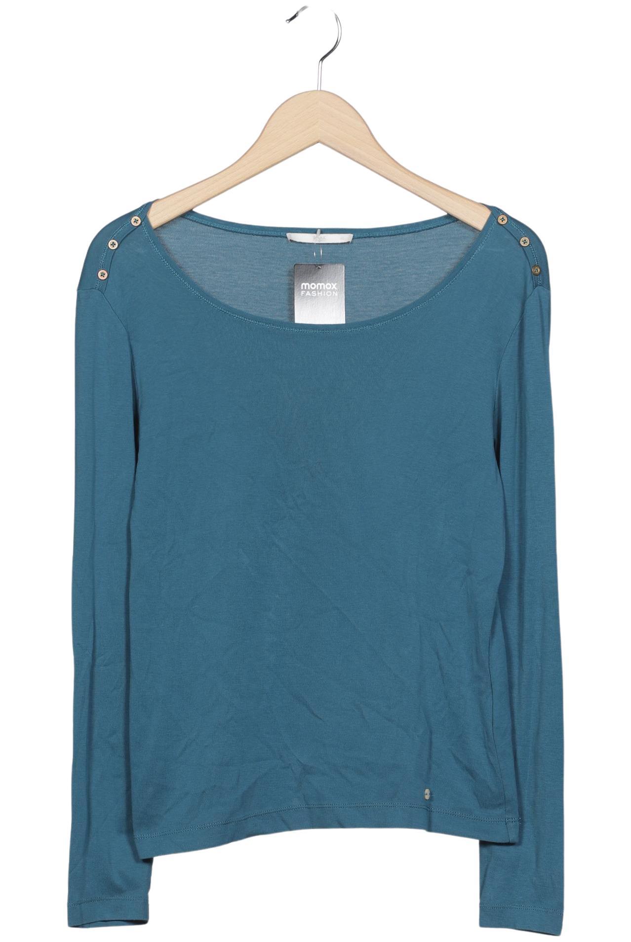 

Brax Damen Langarmshirt, türkis, Gr. 40