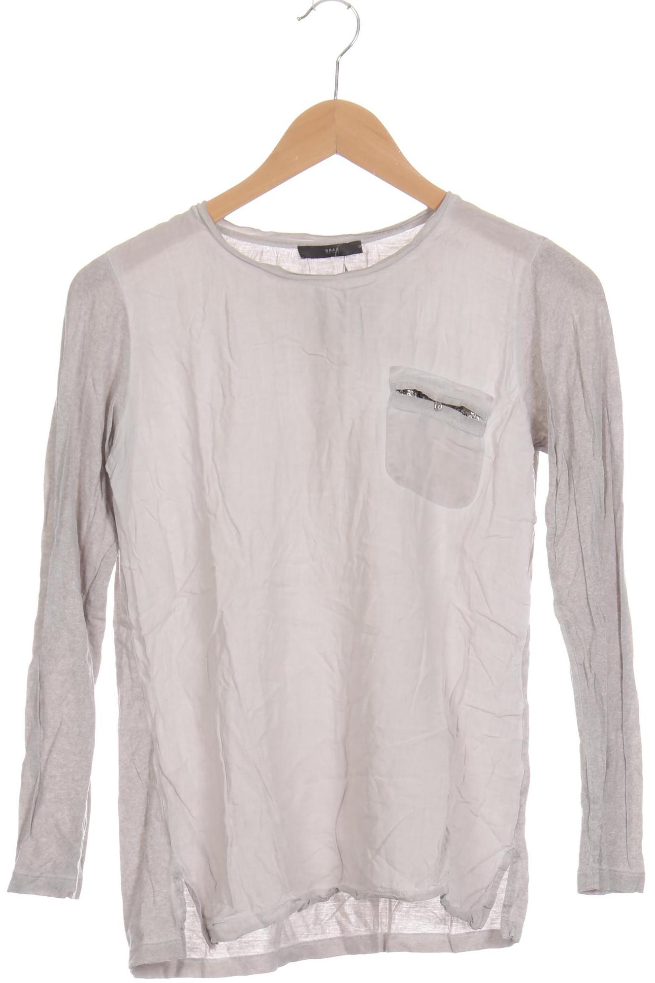 

Brax Damen Langarmshirt, beige, Gr. 38