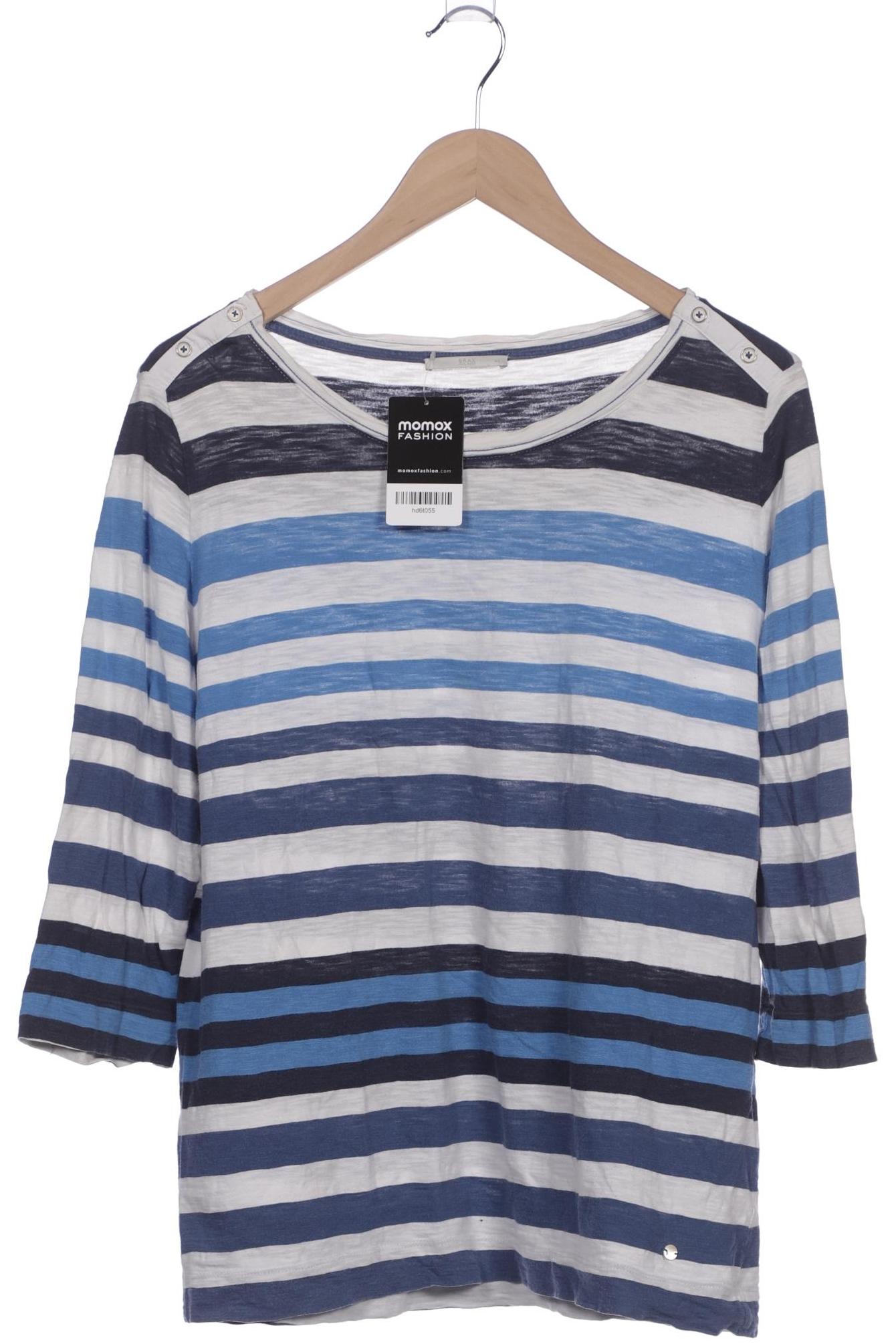

Brax Damen Langarmshirt, blau, Gr. 44