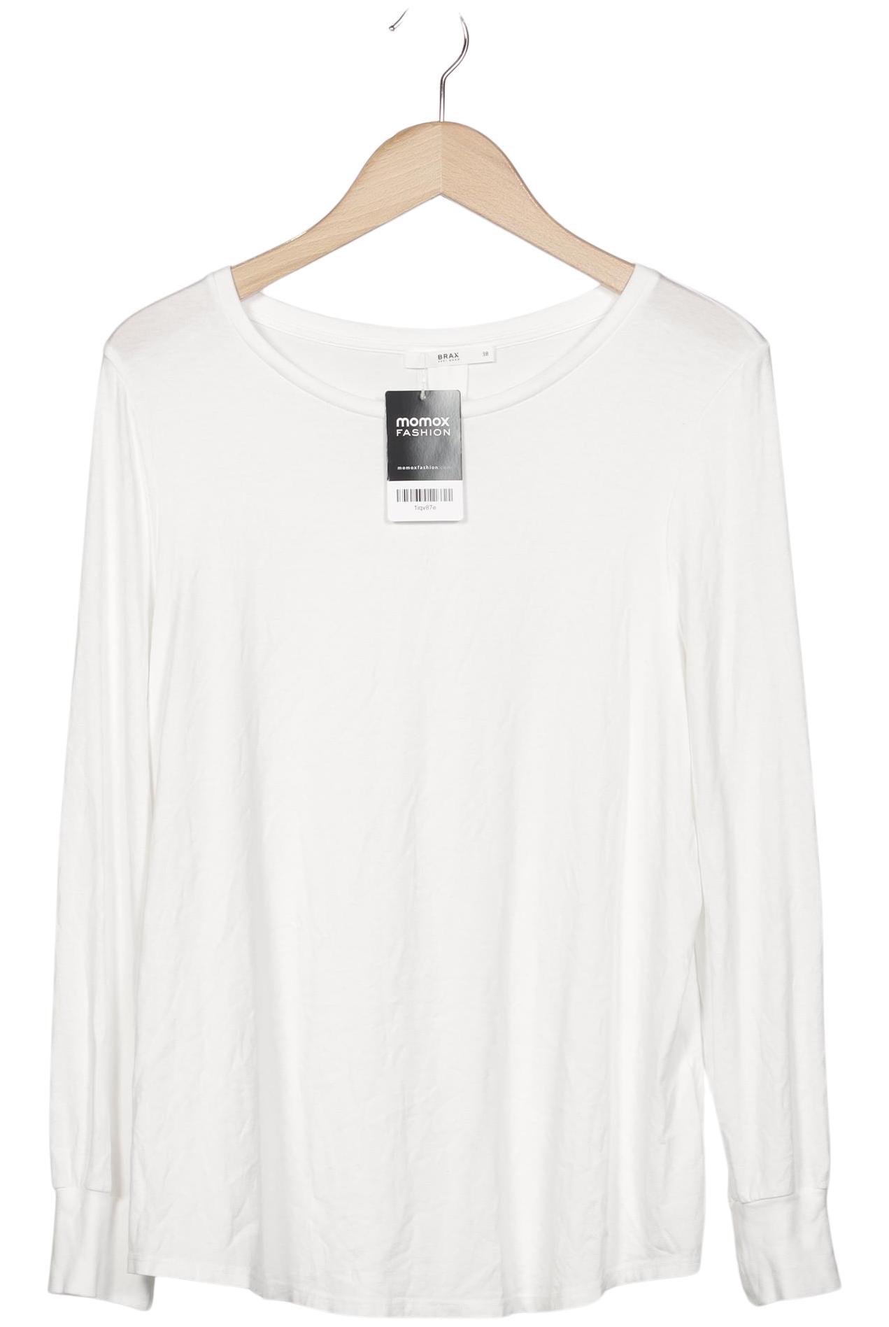 

Brax Damen Langarmshirt, weiß, Gr. 38