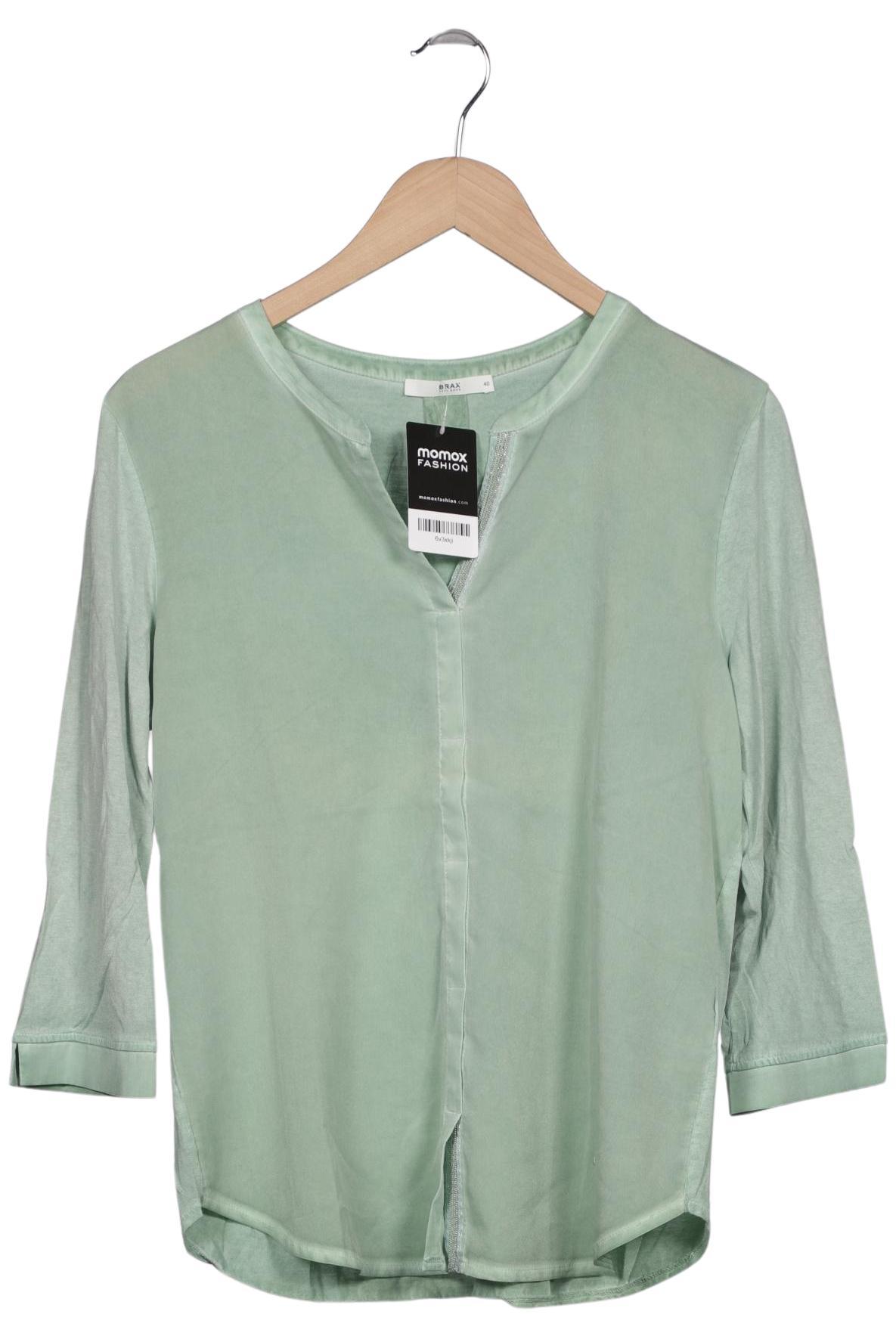 

Brax Damen Langarmshirt, grün, Gr. 40