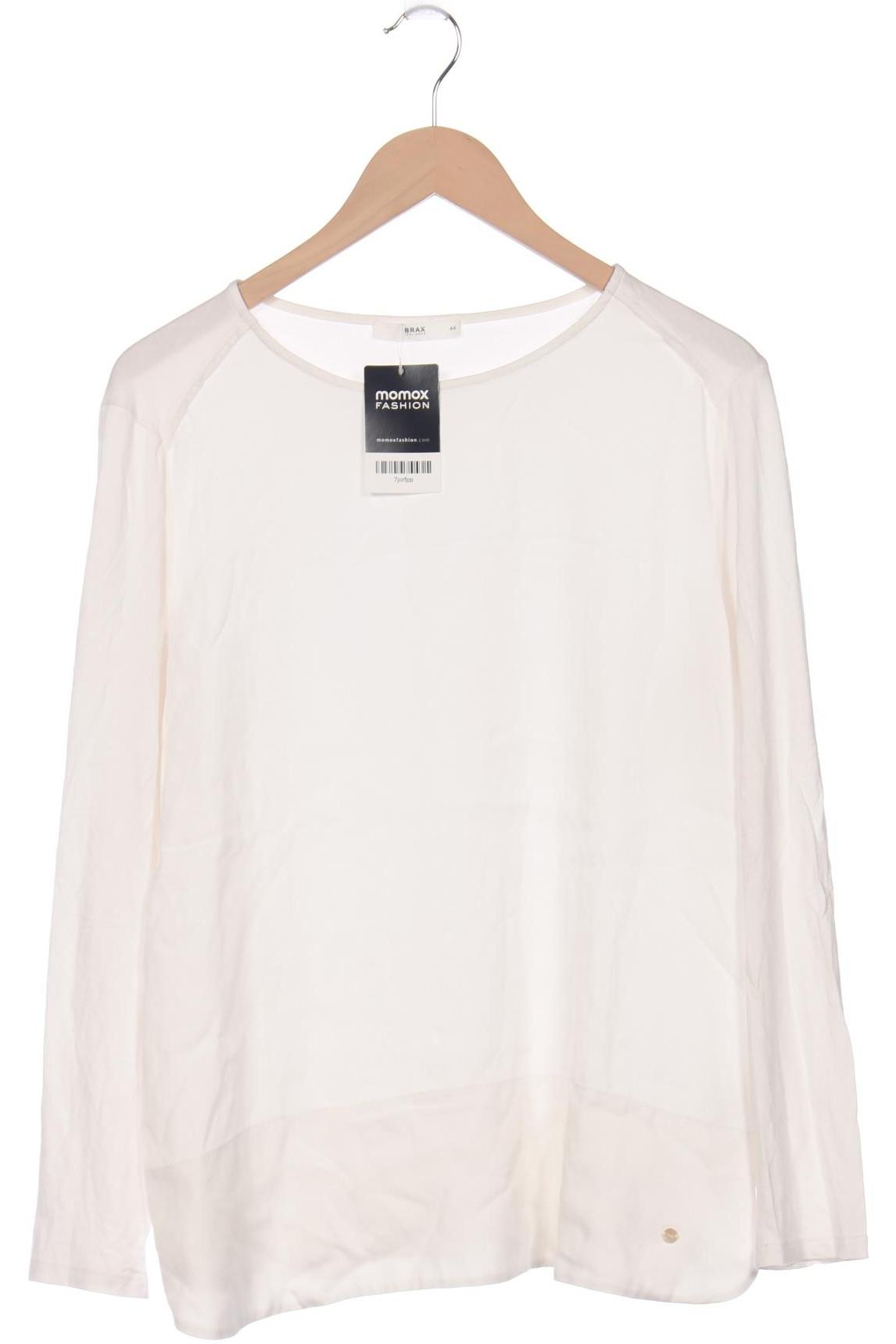 

Brax Damen Langarmshirt, weiß, Gr. 44