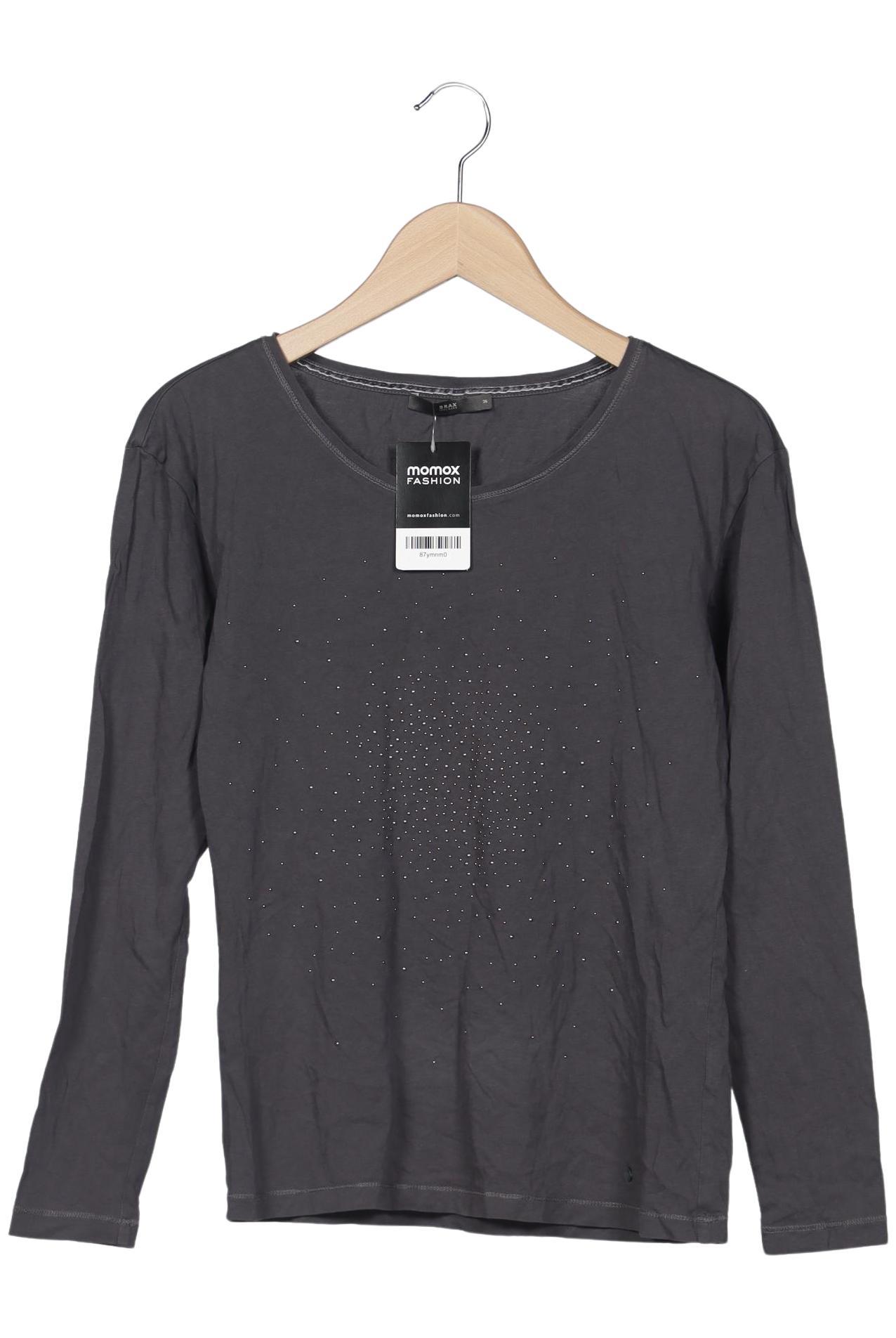 

Brax Damen Langarmshirt, grau, Gr. 36