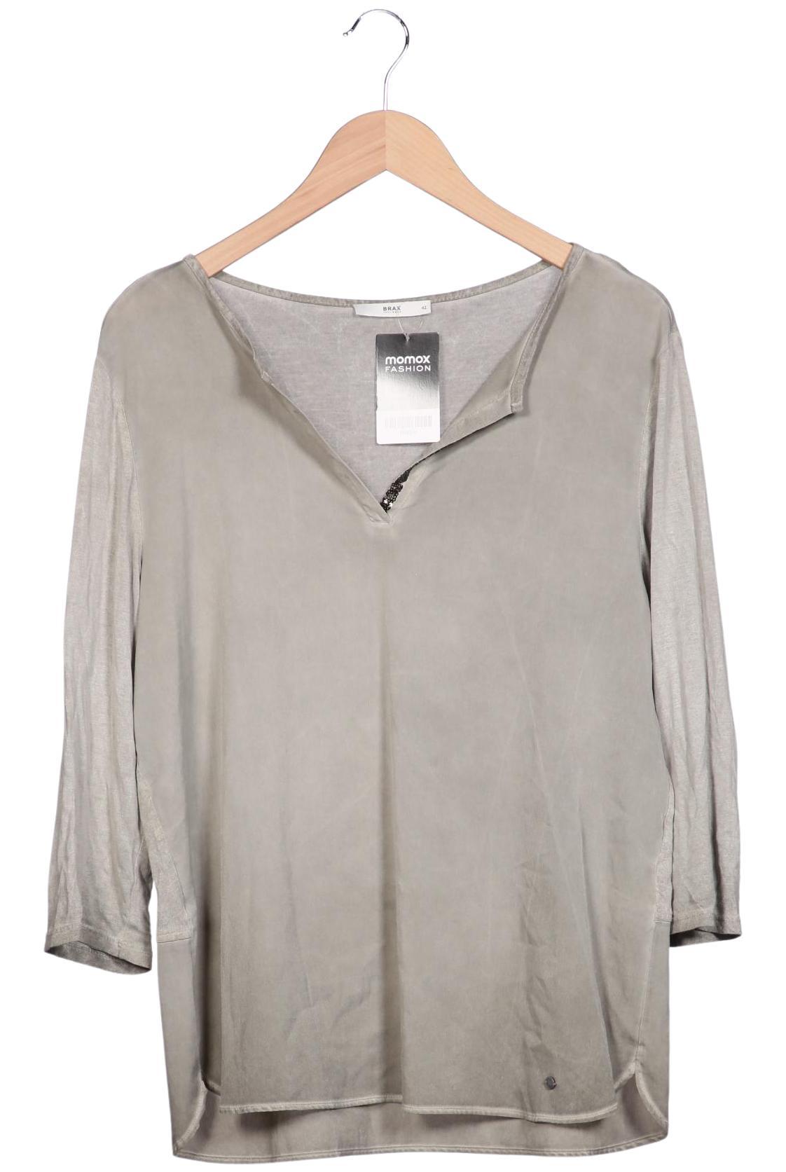 

Brax Damen Langarmshirt, grau, Gr. 42