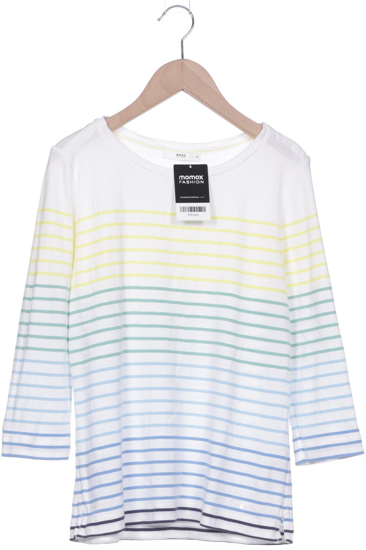 

Brax Damen Langarmshirt, weiß, Gr. 40